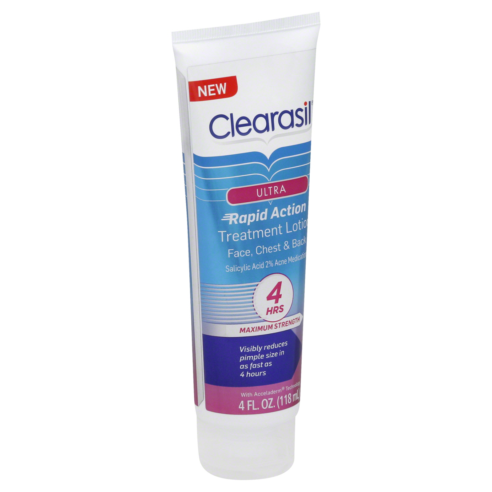 Clearasil Ultra Treatment Lotion, Rapid Action, Maximum Strength, 4 fl oz (118 ml) Clearasil Ultra Treatment Lotion, Rapid Action, Maximum Strength, 4 fl oz (118 ml)