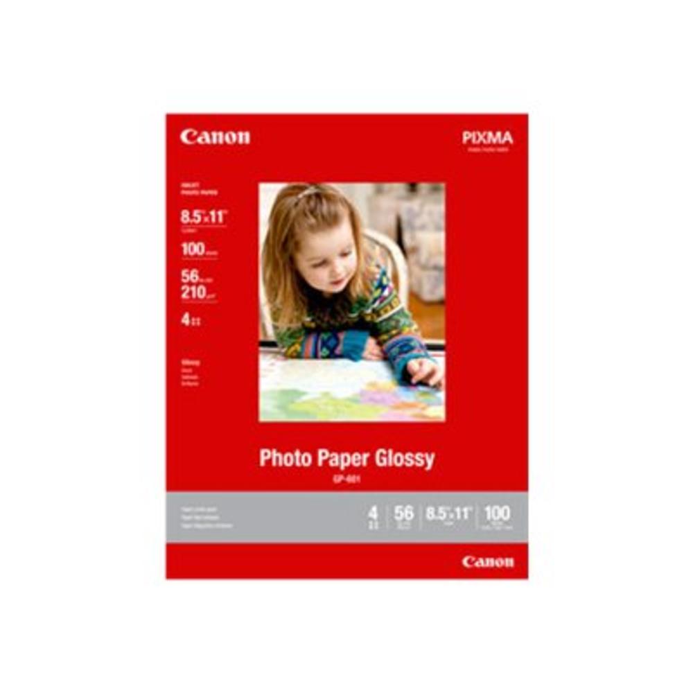 Canon GP-601 Photo Paper - Letter - 8.50" x 11" - 210 g/m² - Glossy - 98 Brightness - 100 Sheet