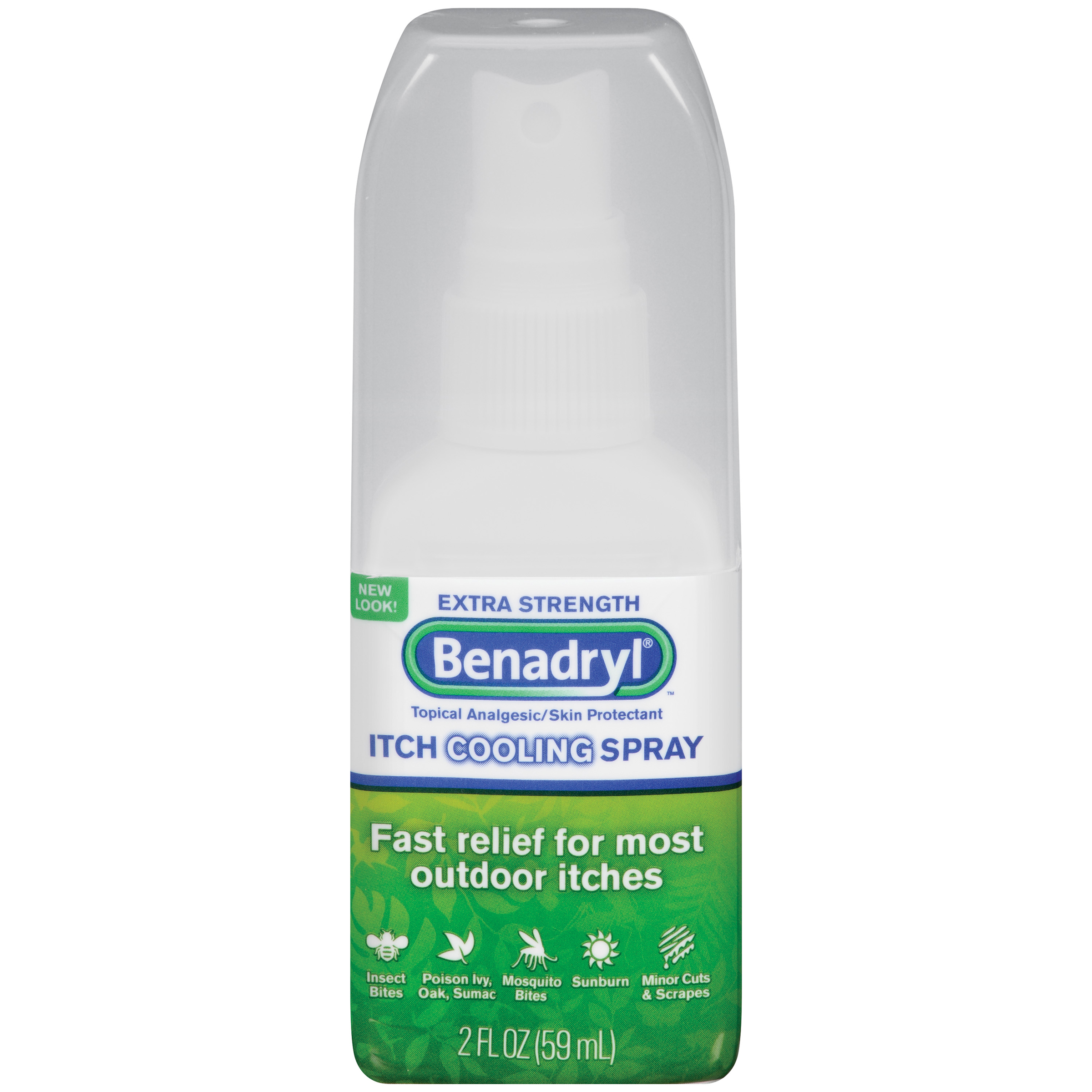 UPC 312547170048 Benadryl Itch Cooling Spray, Extra Strength, 2 fl oz