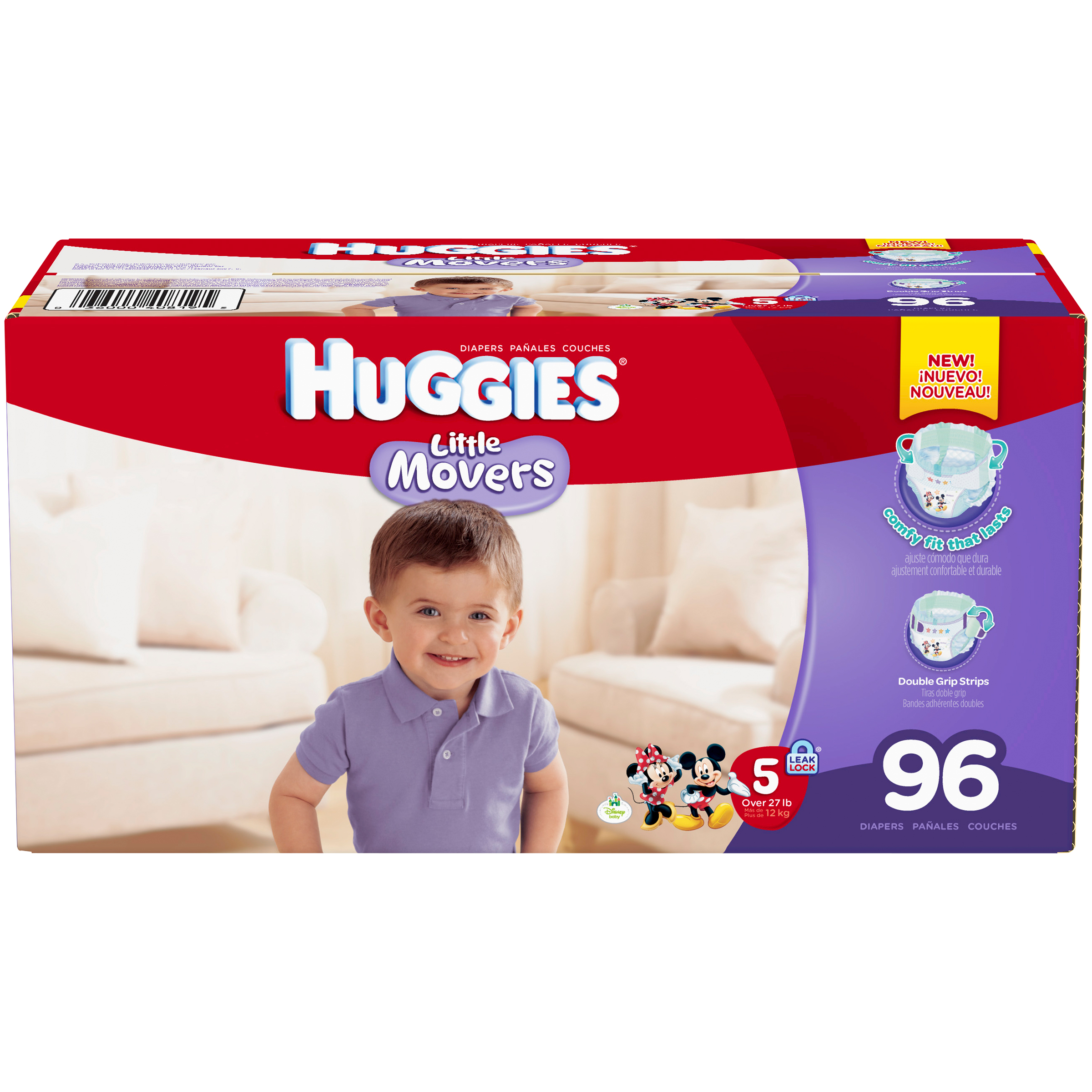 Size 5 Diapers 96 CT BOX