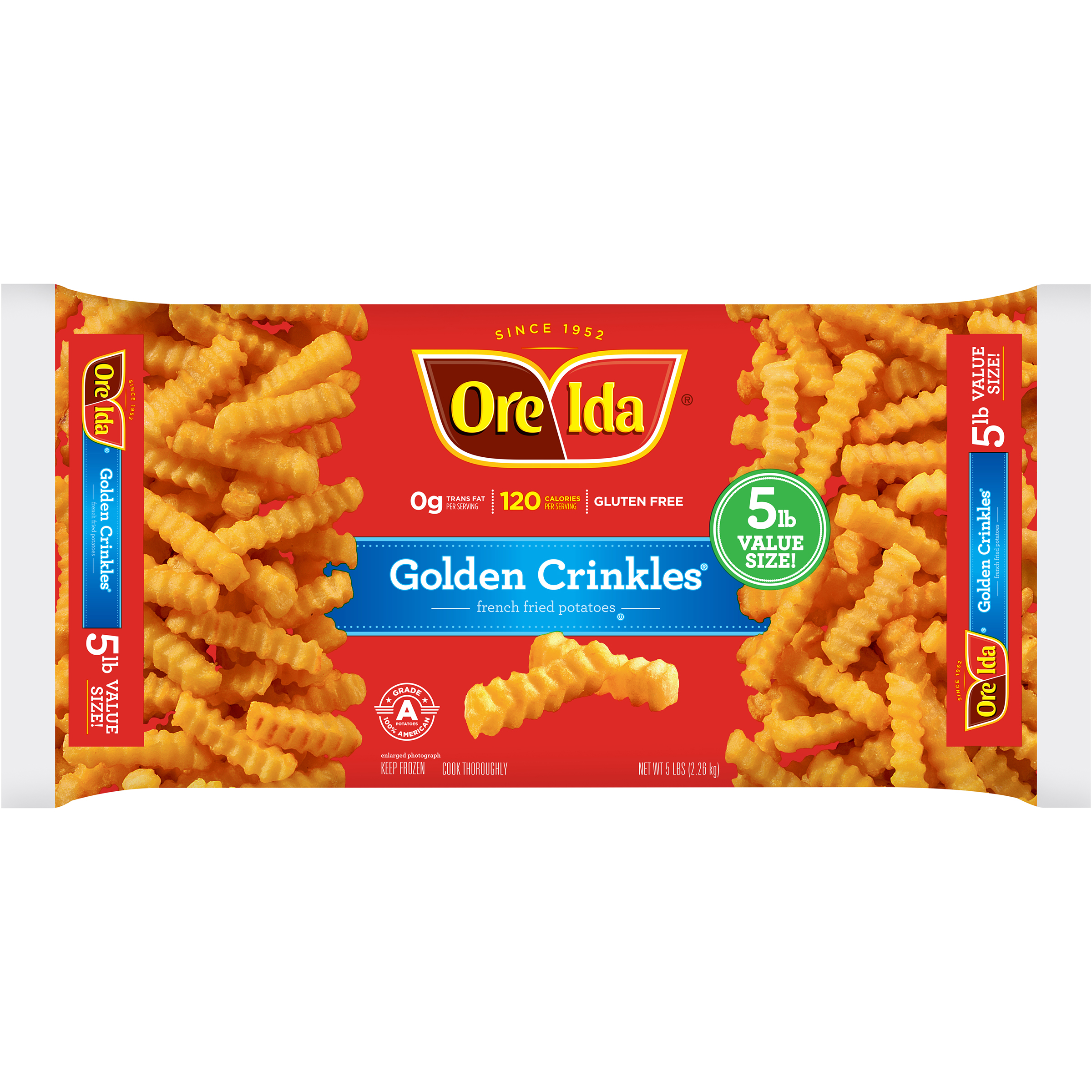 UPC 013120002915 product image for Golden Crinkles French Fried Potatoes 5 LB BAG | upcitemdb.com
