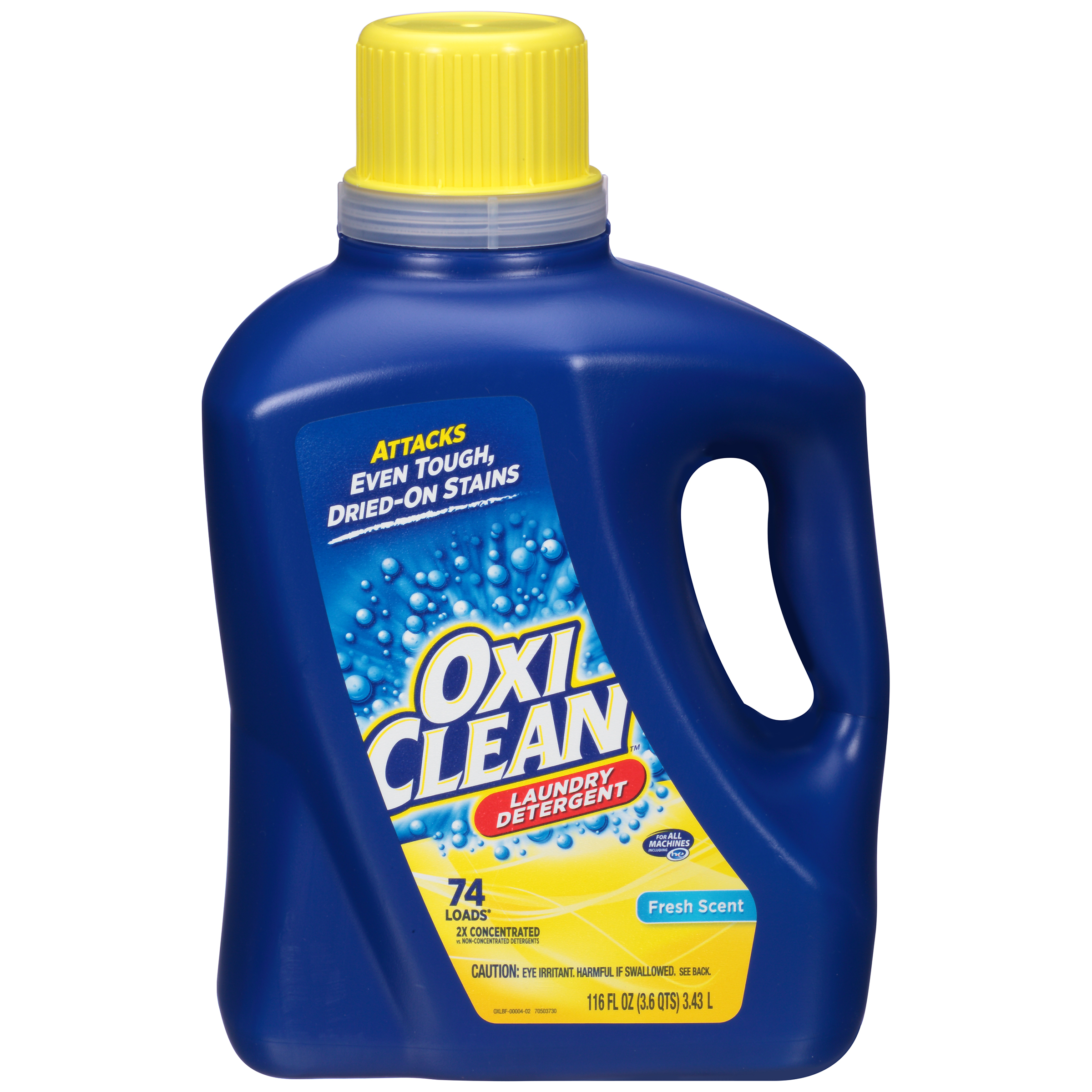 oxiclean Fresh Scent 2x Ultra Laundry Detergent 116 FL OZ PLASTIC JUG