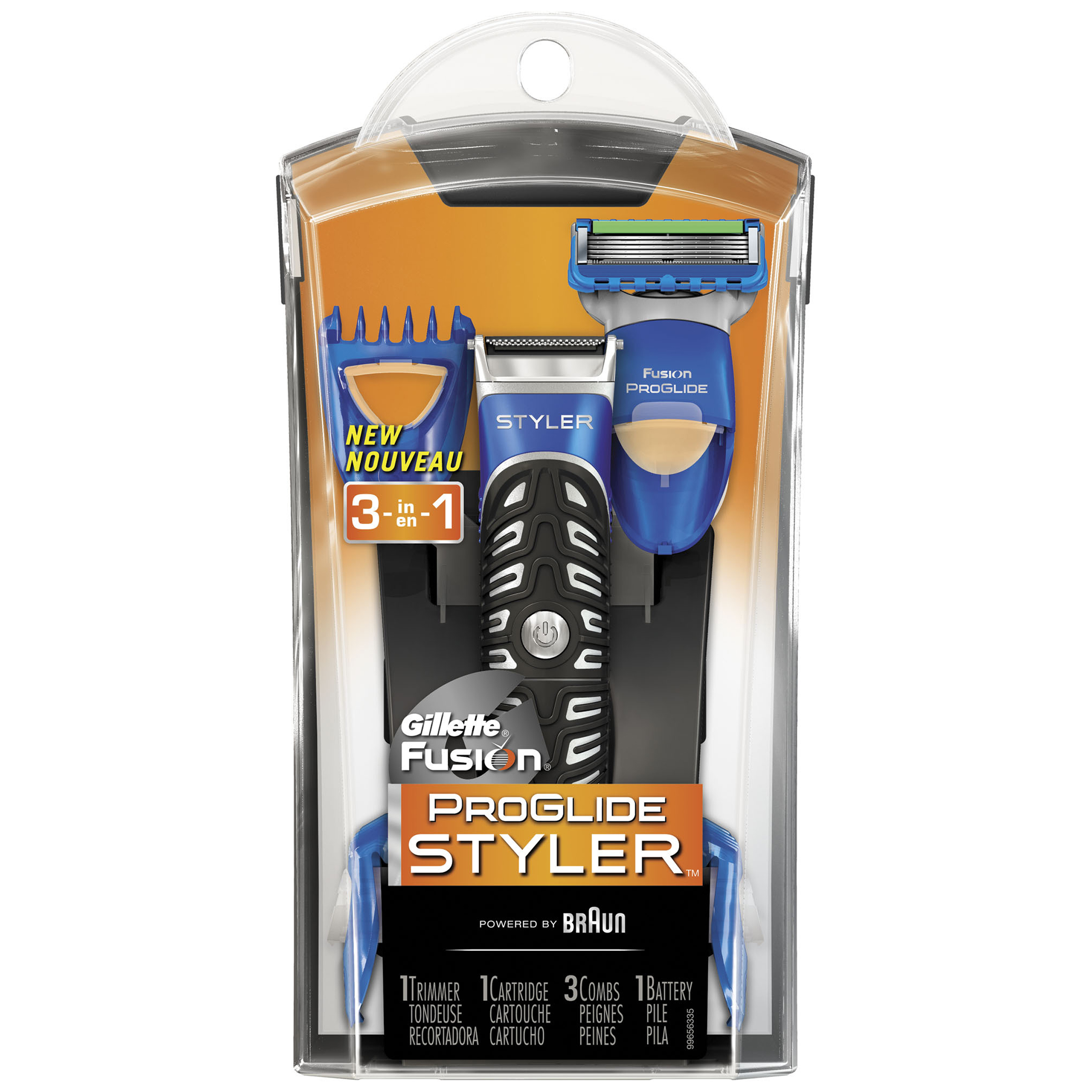 UPC 047400510746 Gillette Fusion ProGlide Styler Razor, 3 in 1, 1 set