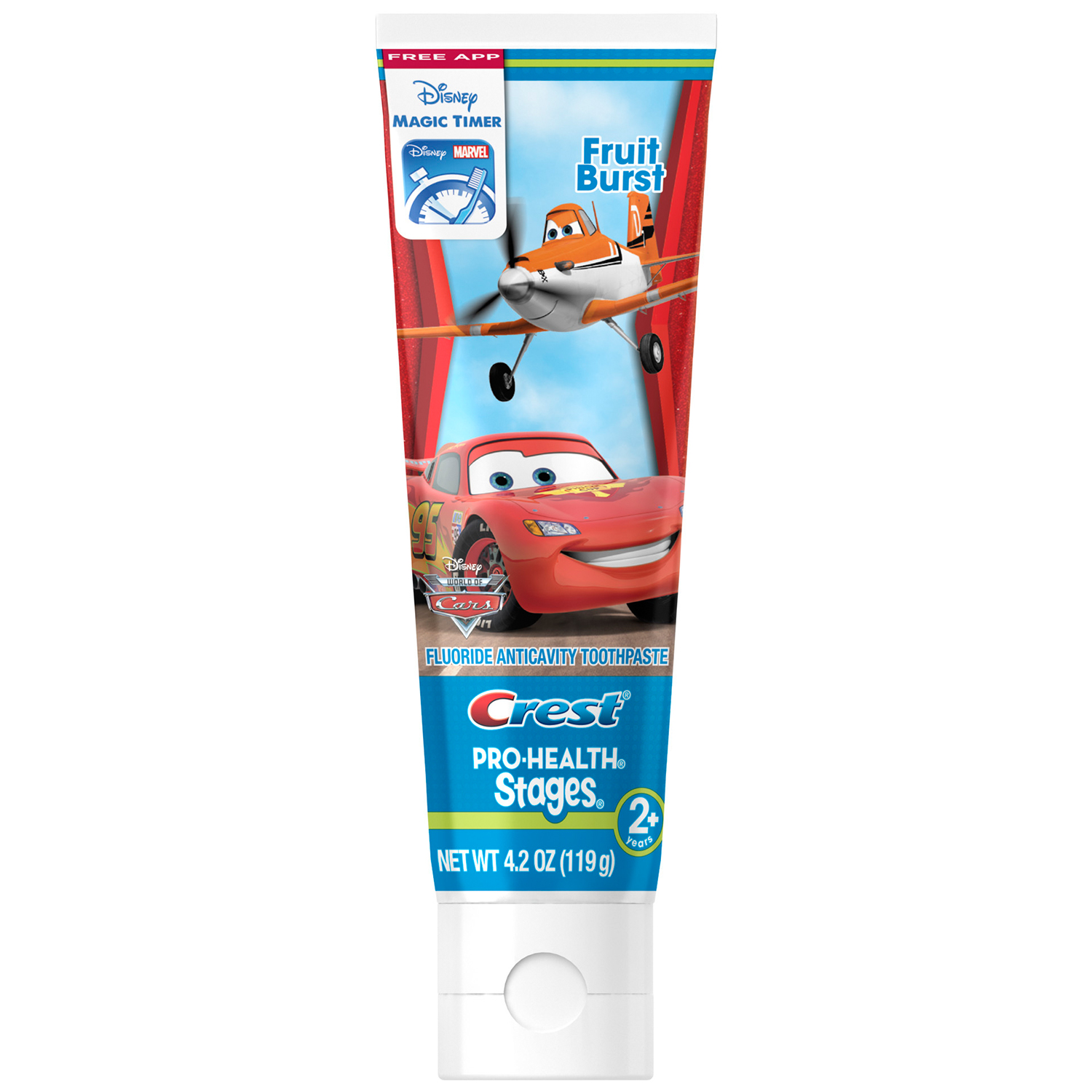 UPC 068305632333 OralB Stages Toothpaste, Anticavity Fluoride, Cars
