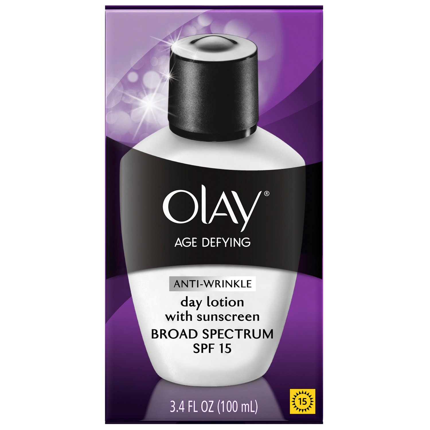 UPC 075609015076 Olay Age Defying Day Lotion, with Sunscreen, Anti
