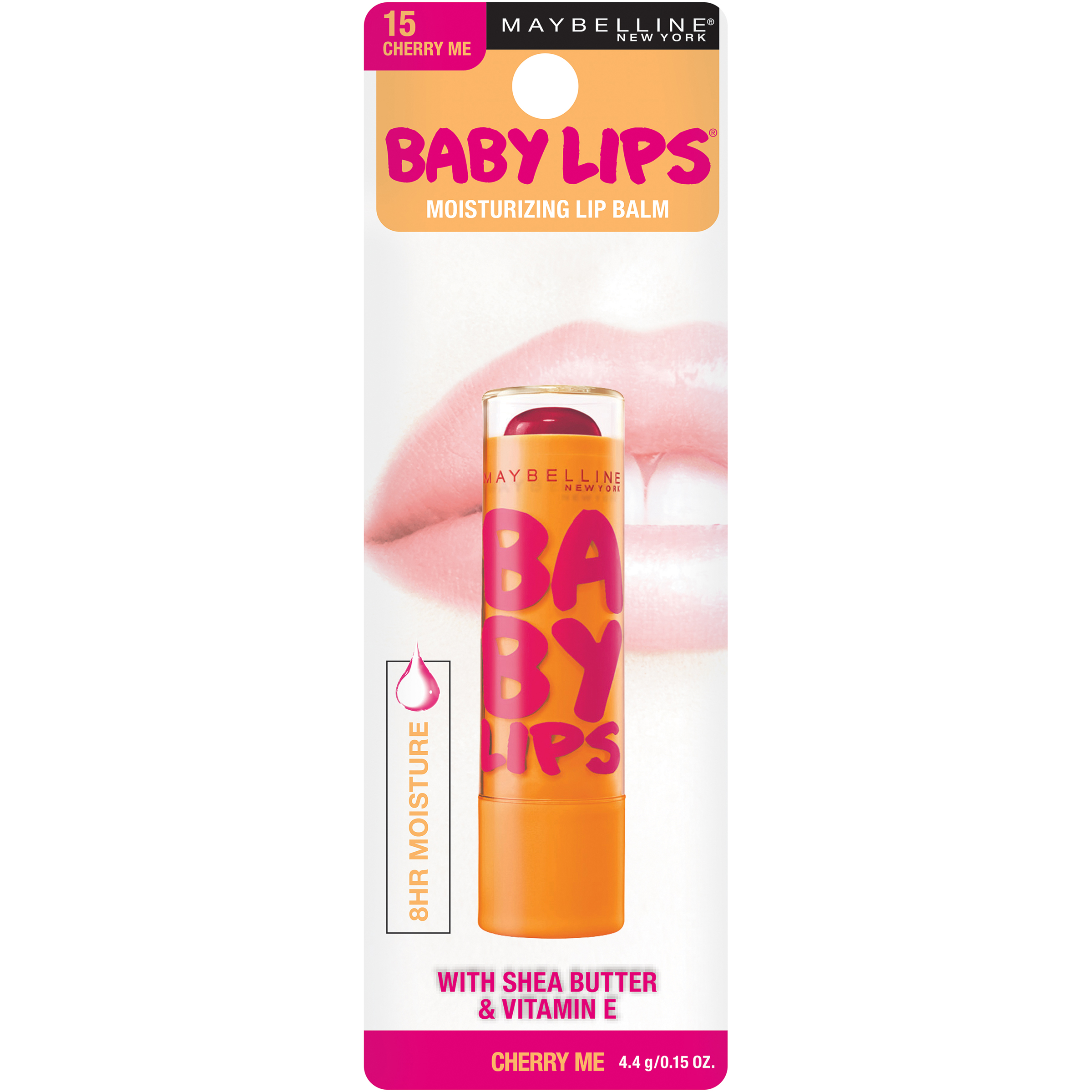 UPC 041554264548 Maybelline New York Baby Lips Lip Balm, Moisturizing, Cherry Me 15, 0.15 oz