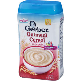Gerber Gerber 1F Oatmeal Cereal Base Cereal WIC 1