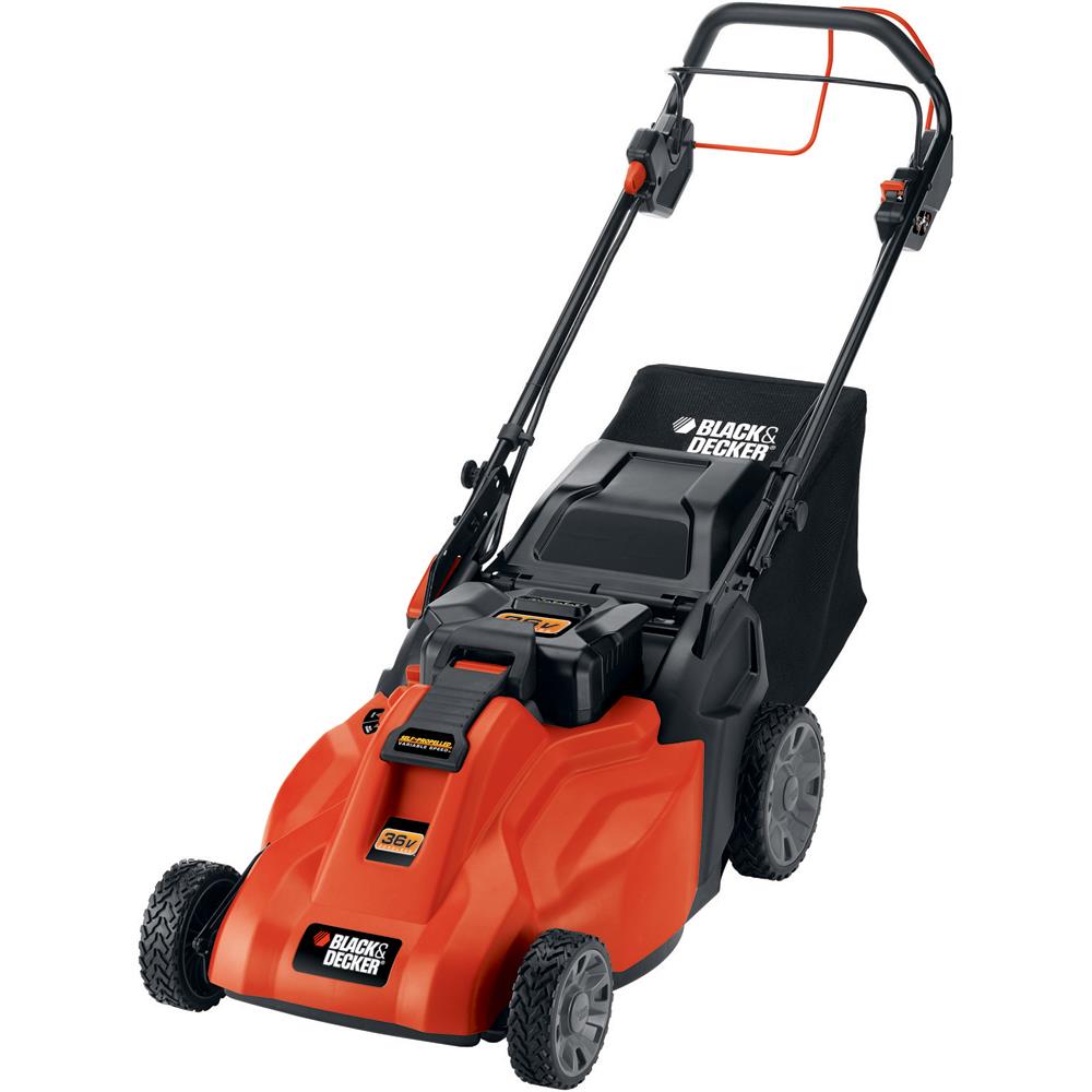 36 V 19 in. Self-Propelled Rechargeable Mower with Removable Battery
