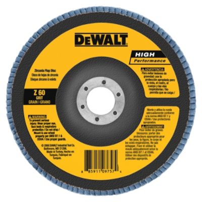 DeWalt 4-1/2 In. x 5/8 In. to 11 120 g Type 29 HP Flap Disc at mygofer.com