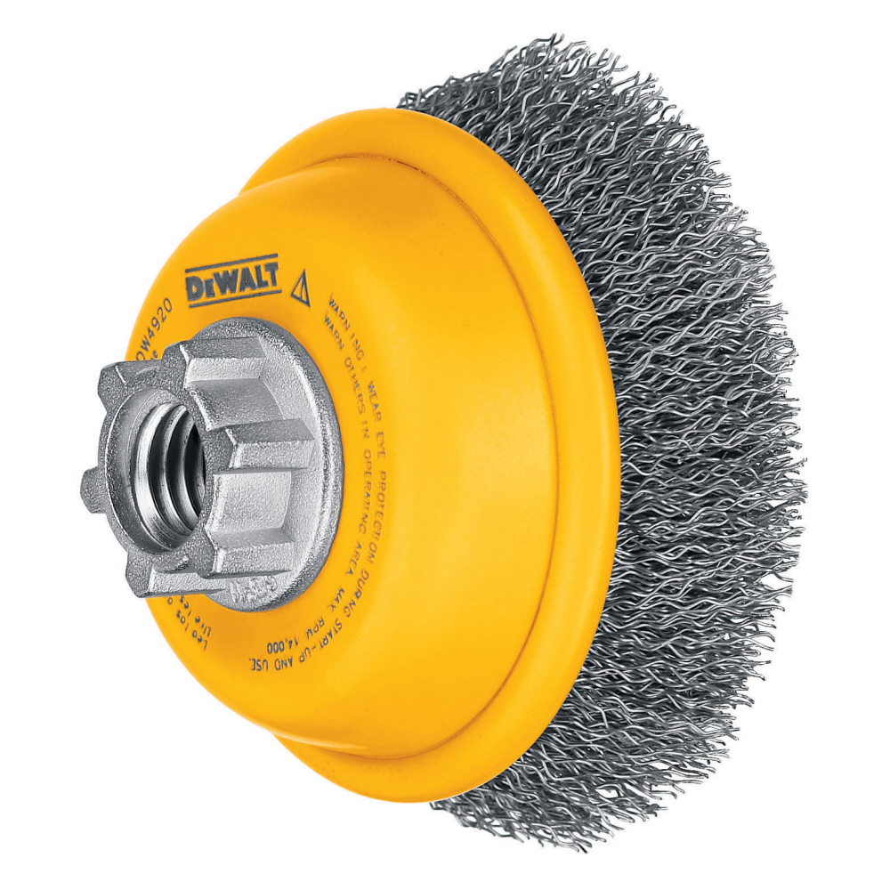 DeWalt 3 in. x 5/8 in. to 11 in. Crimped Wire Cup Brush at Sears.com