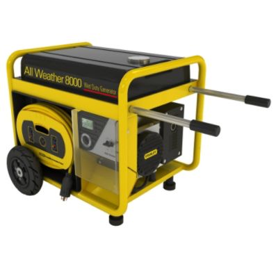 Stanley 8000 watt Generator with 10000 Surge/Peak Watts Includes Electric Start and Removable Generator Panel at Sears.com