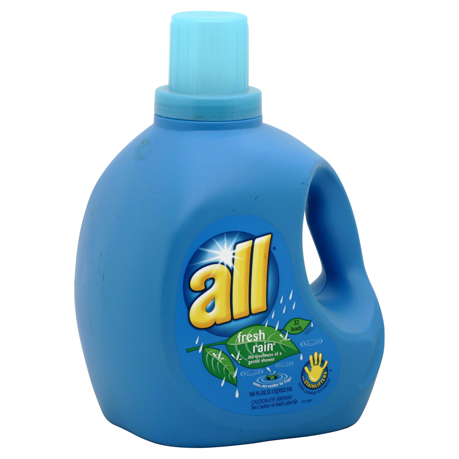All Laundry Detergent, Ultra, Fresh Rain, 100 fl oz (3.12 qt) 2.95 lt at mygofer.com