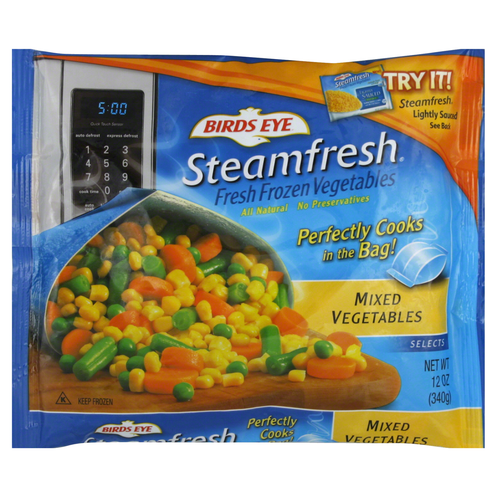 FRESH FROZEN VEGETABLES