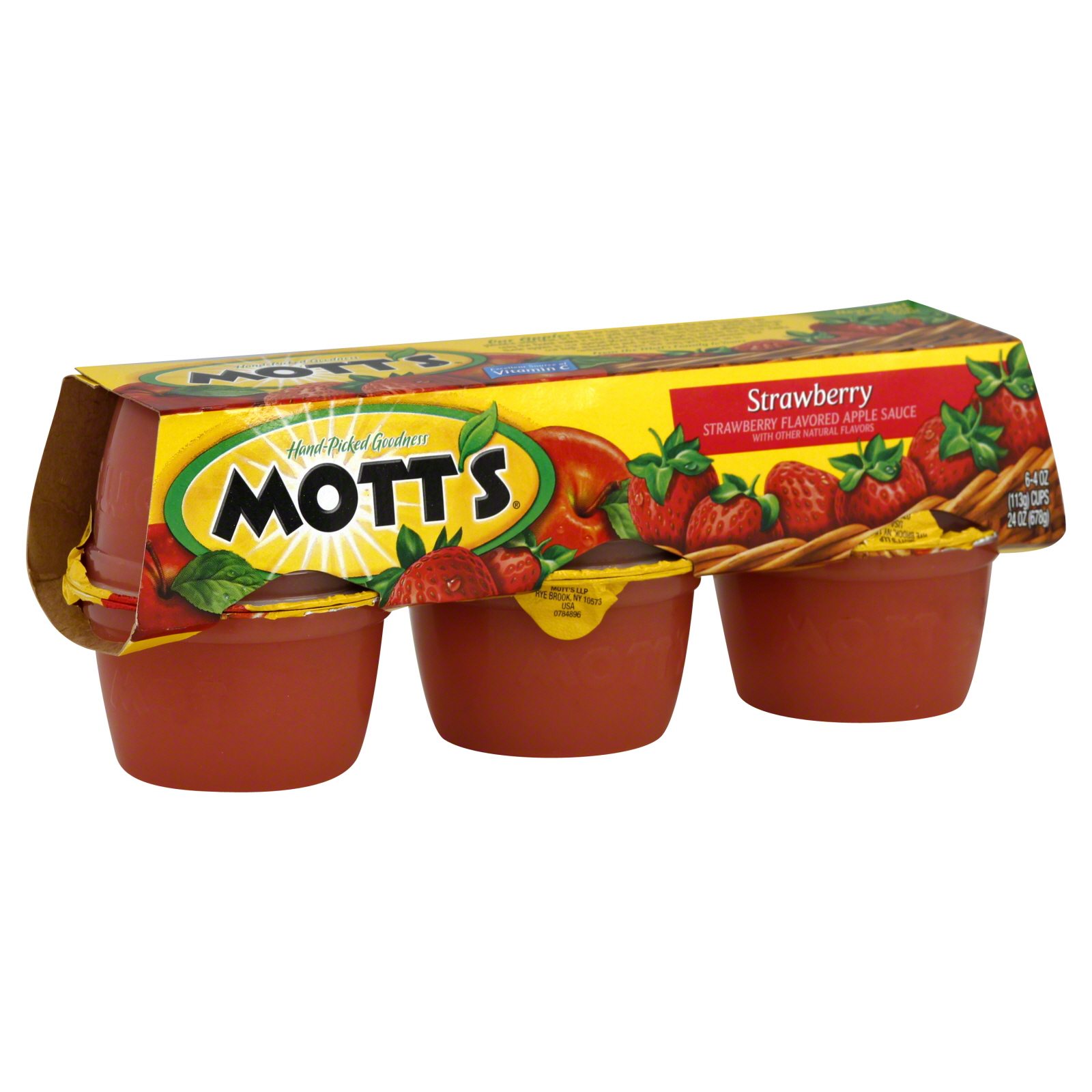 Mott's Apple Sauce, Strawberry, 6 - 4 oz (113 g) cups [24 oz (678 g)] at Kmart.com