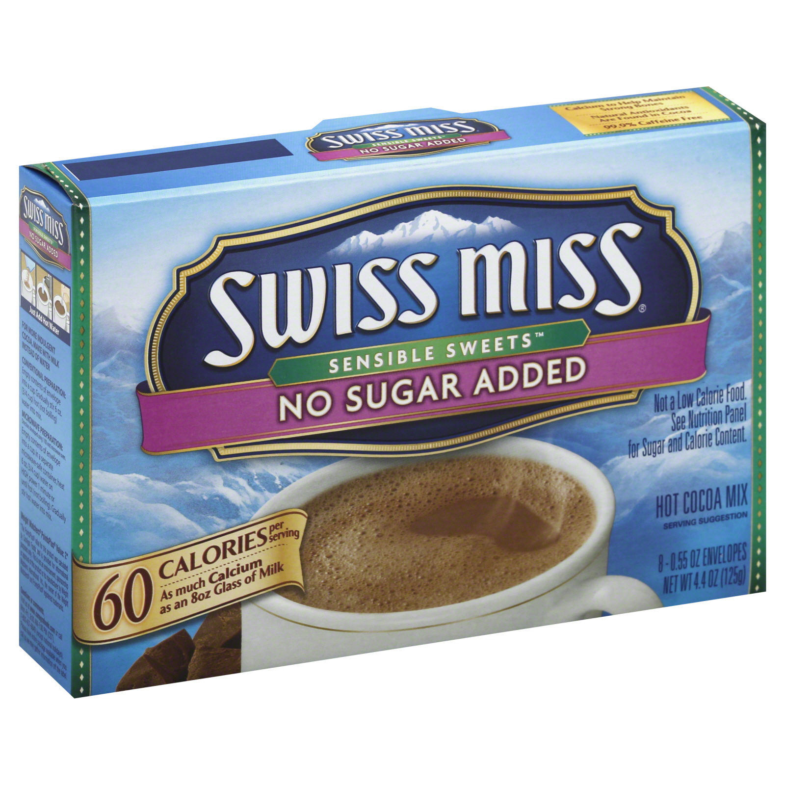 UPC 015700072004 Swiss Miss Milk Chocolate No Sugar Added Hot Cocoa