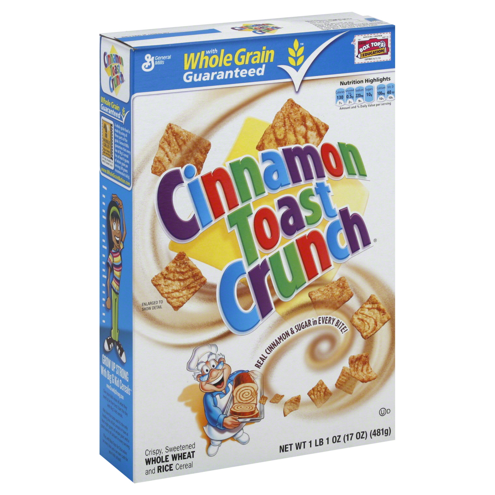 UPC 016000275195 General Mills Cinnamon Toast Crunch Cereal 1 Box
