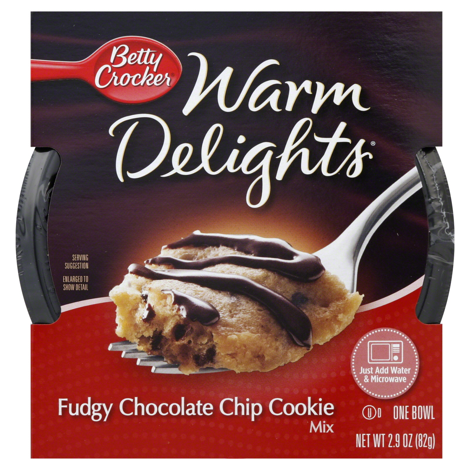 Betty Crocker Warm Delights Cookie Mix, Fudgy Chocolate Chip, 2.9 oz (82 g) at mygofer.com