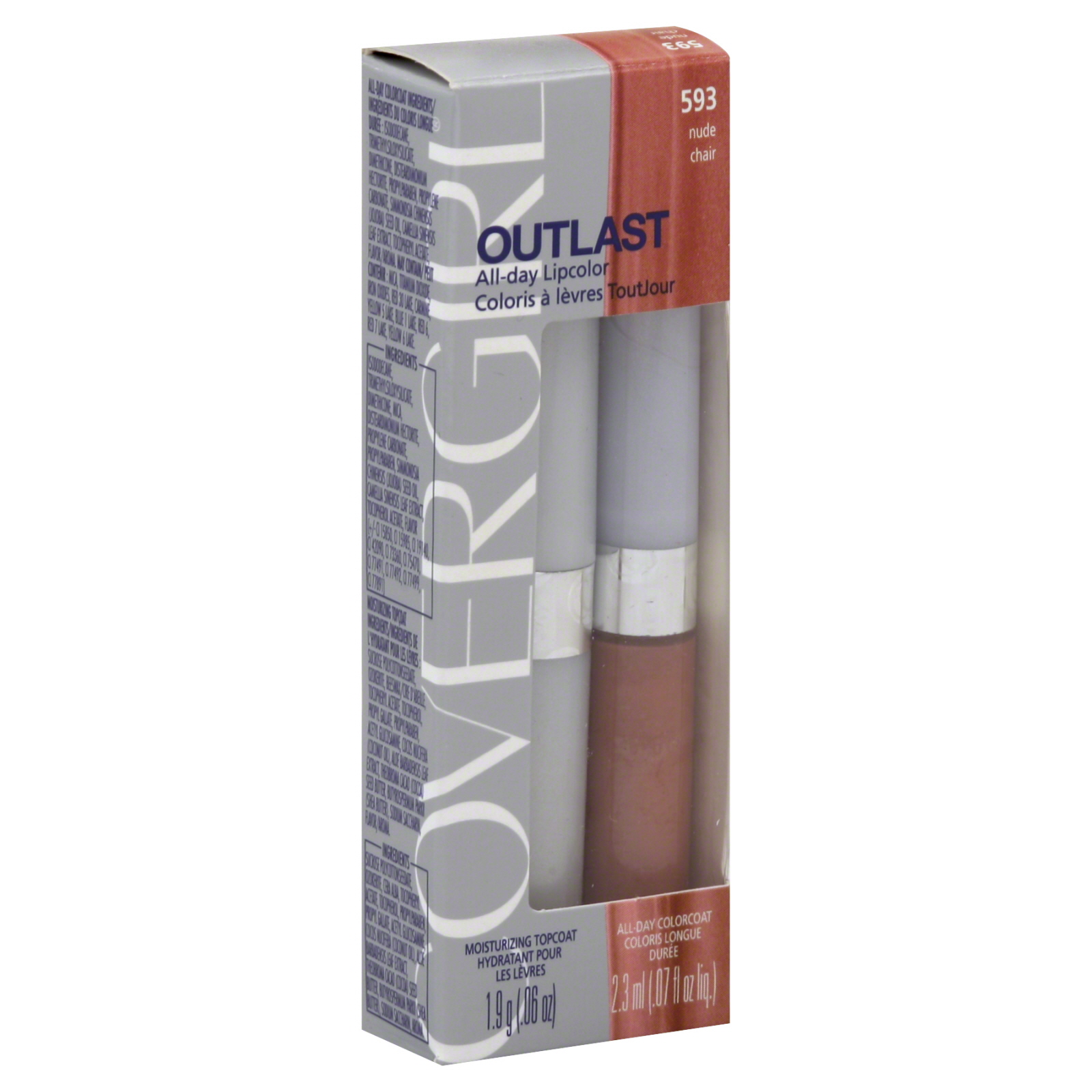 CoverGirl Outlast Lipcolor, All-Day, Nude 593, 1 kit at Kmart.com