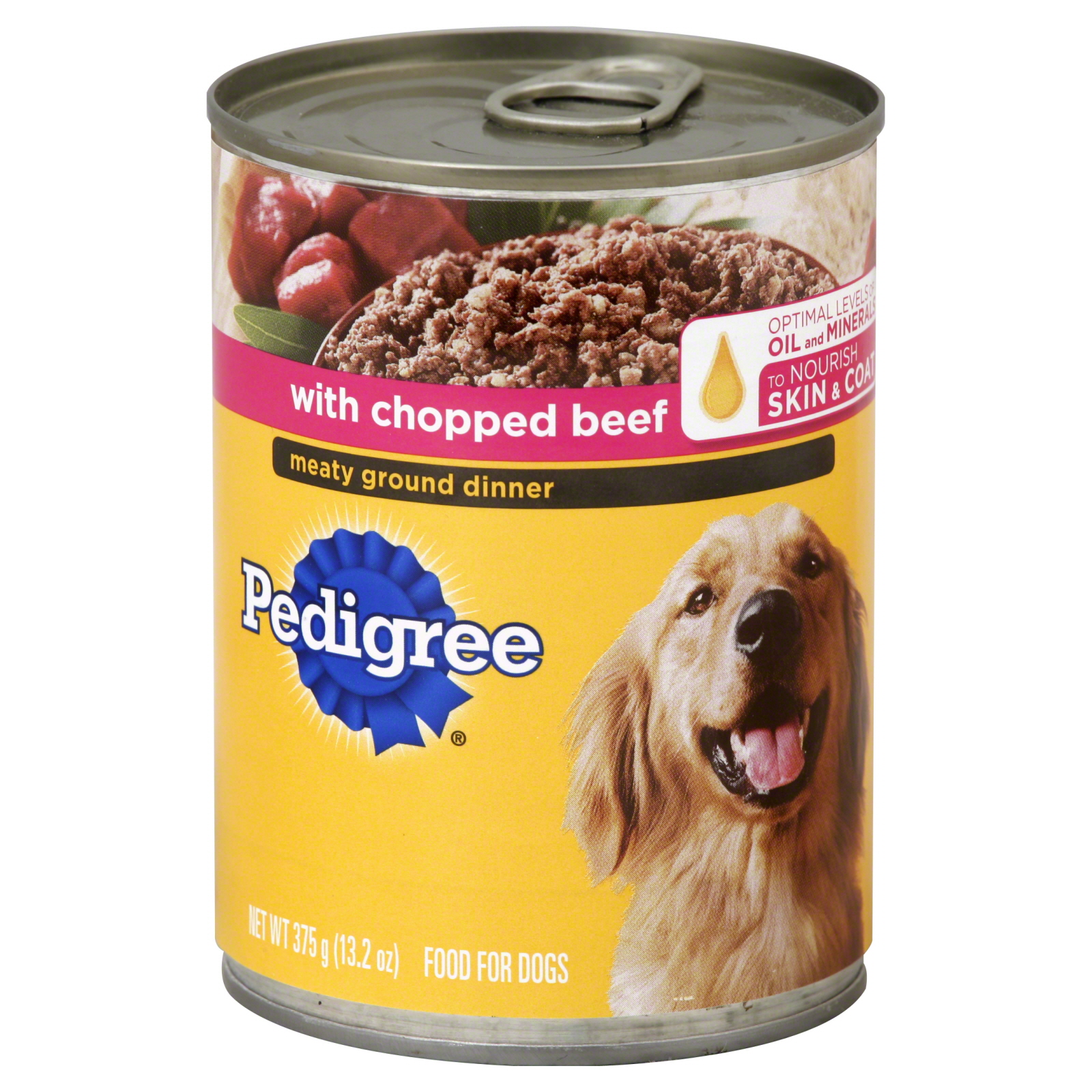 Pedigree Food for Dogs, Meaty Ground Dinner, with Chopped Beef, 13.2 oz (375 g) at Kmart.com