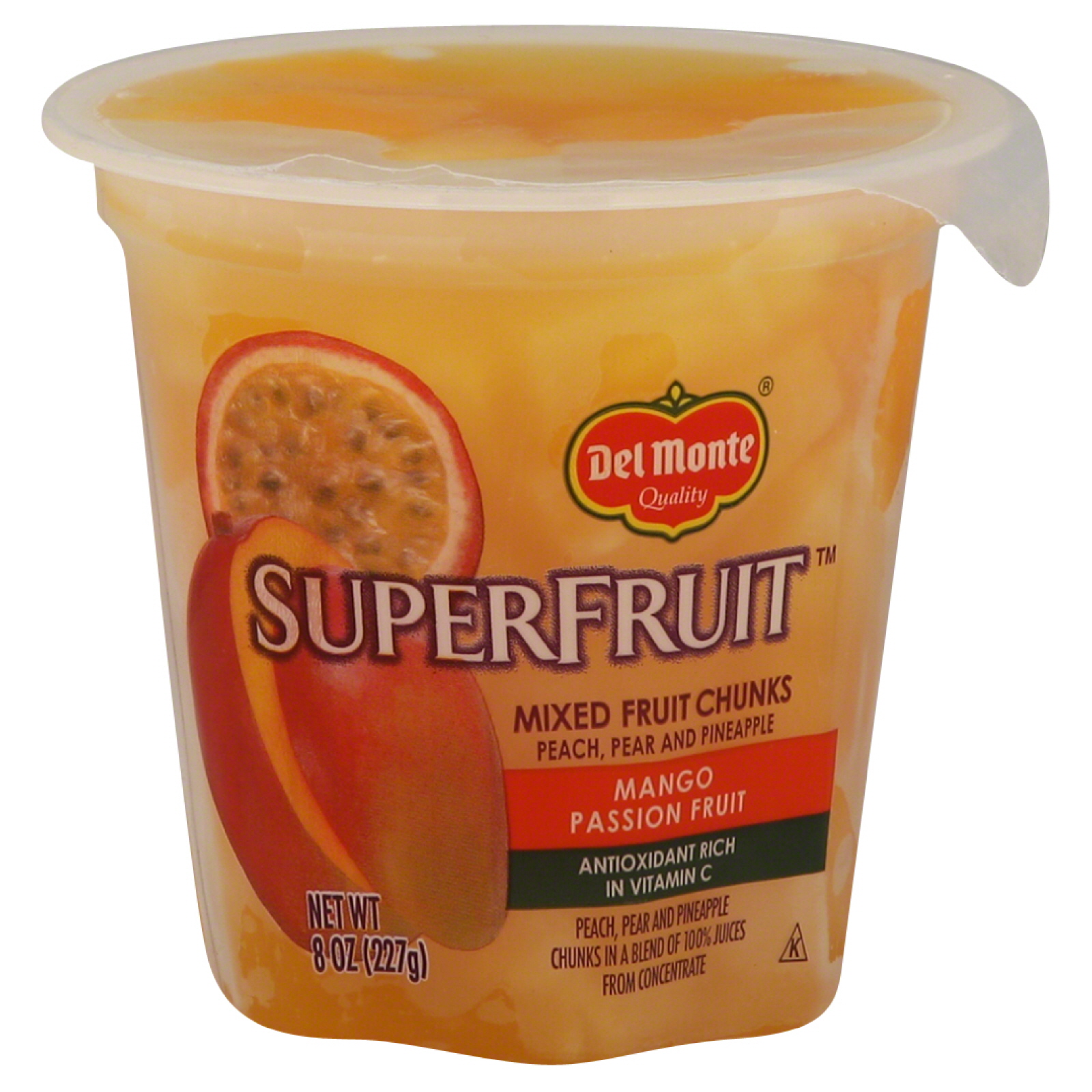 Super Fruit Mixed Fruit Chunks, Mango Passion Fruit, 8 oz (227 g)                                                                at mygofer.com