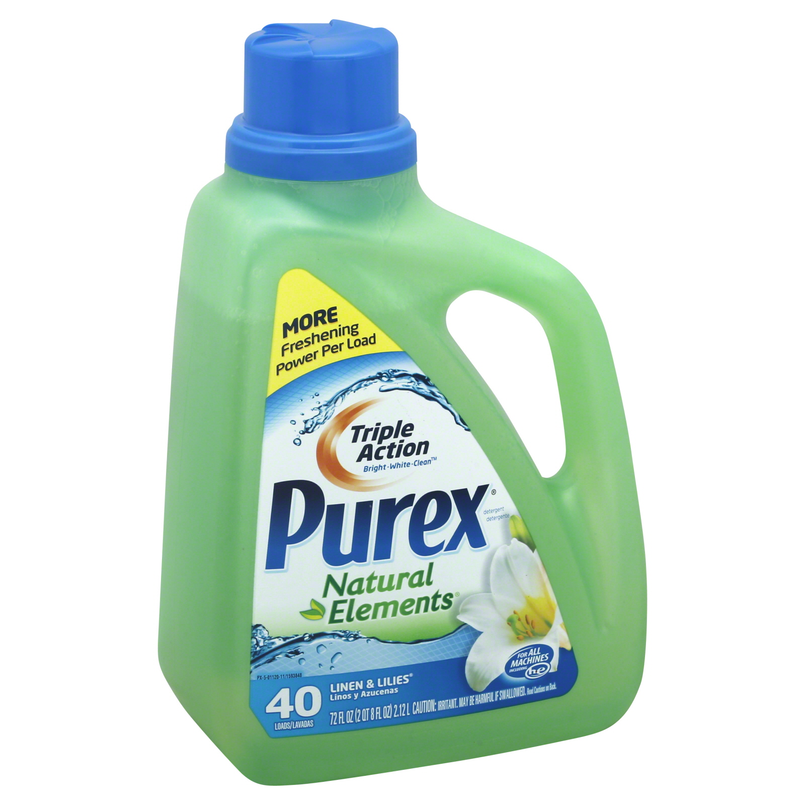PUREX 1960141 Natural Elements Linen & Lilies Laundry Detergent 75