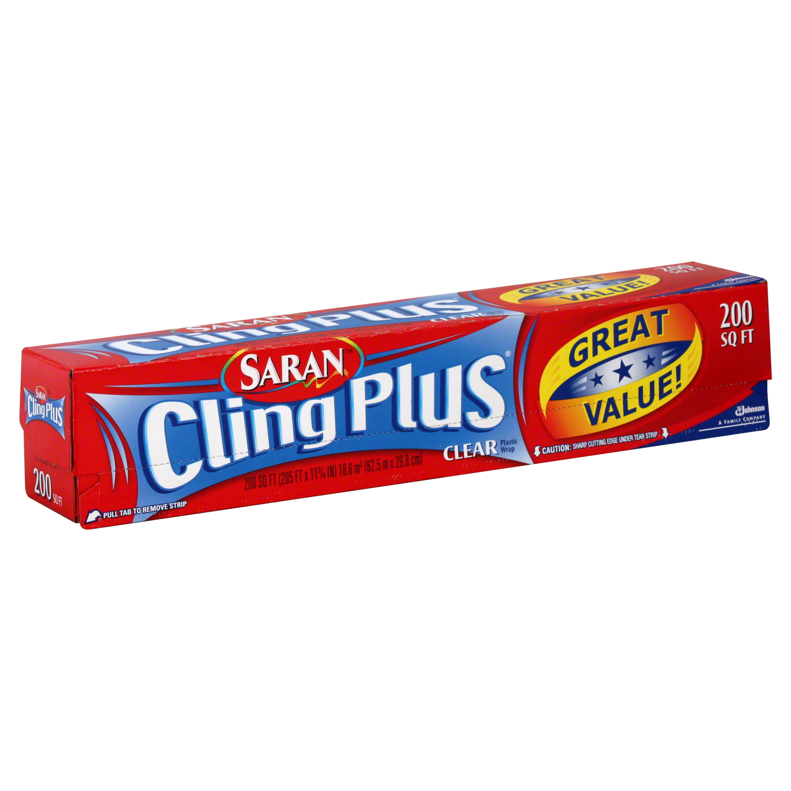 Saran Cling Plus Plastic Wrap, Clear, 200 Sq Ft, 1 roll Shop Your Way Online Shopping & Earn