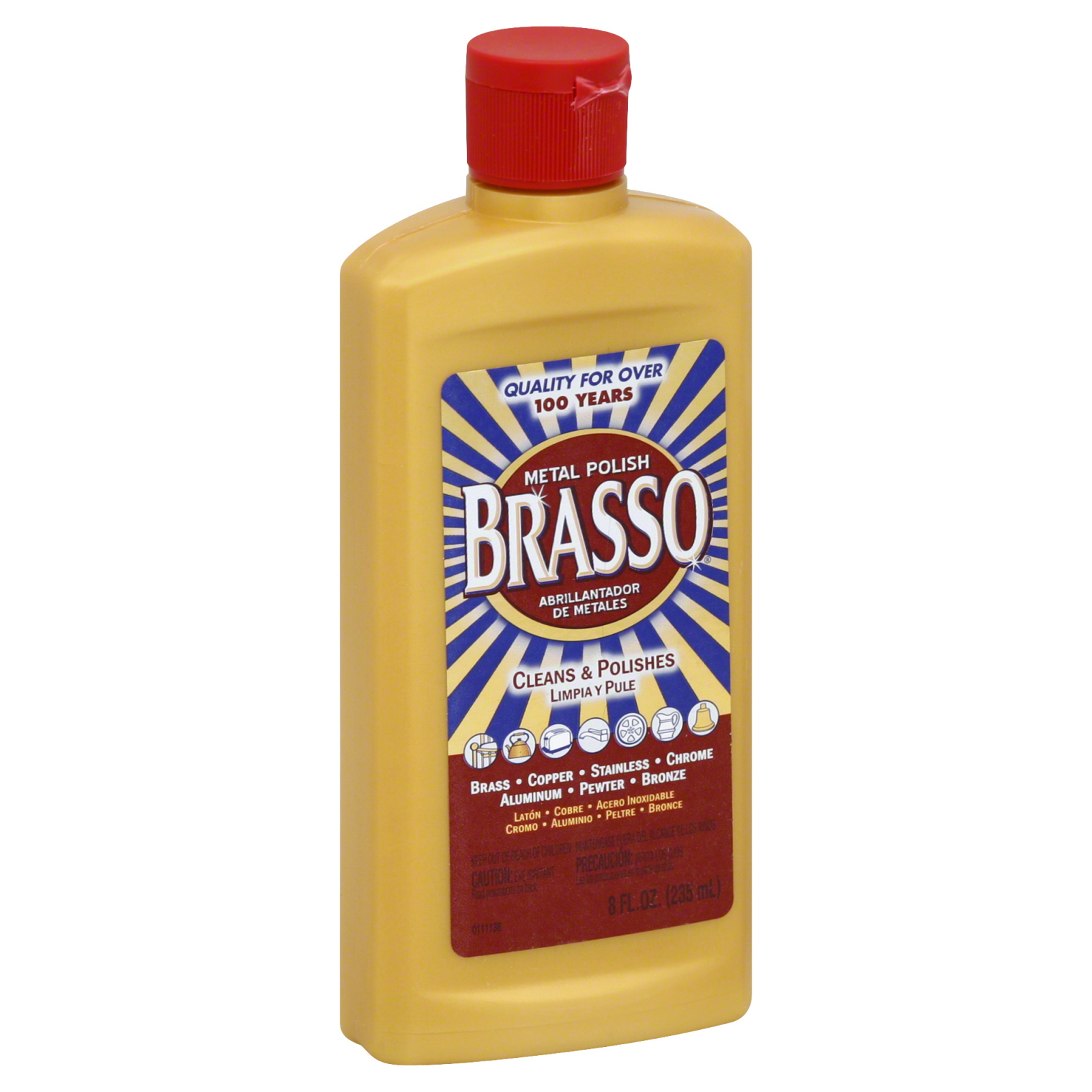 Brasso Metal Polish, 8 fl oz (235 ml) at mygofer.com