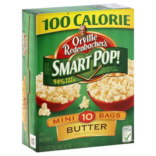 smart bags pop mini fat corn oz redenbacher orville butter popping gourmet popcorn specifications