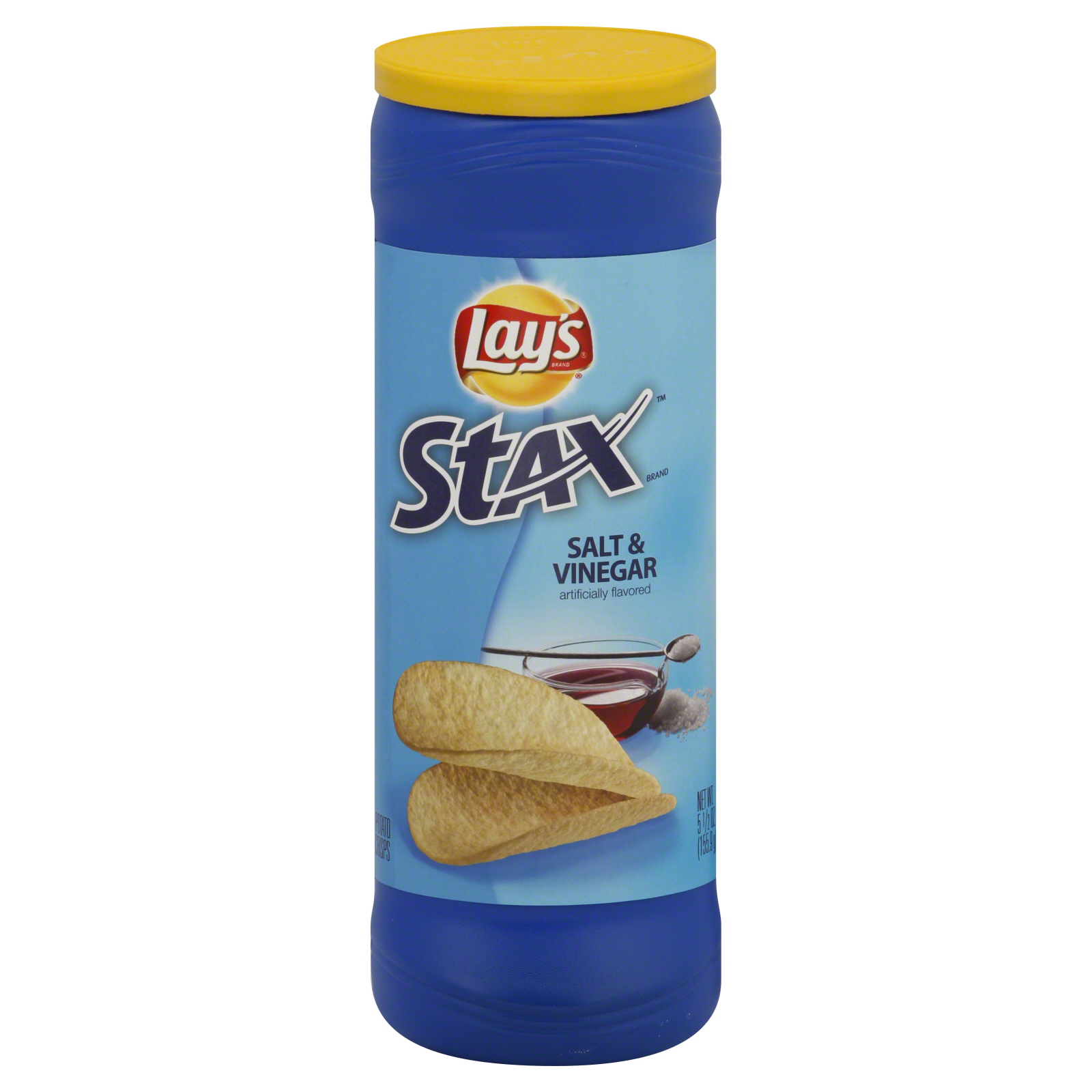 Lay's Stax Stax Potato Crisps, Salt & Vinegar, 5.5 oz (155.9 g) at mygofer.com