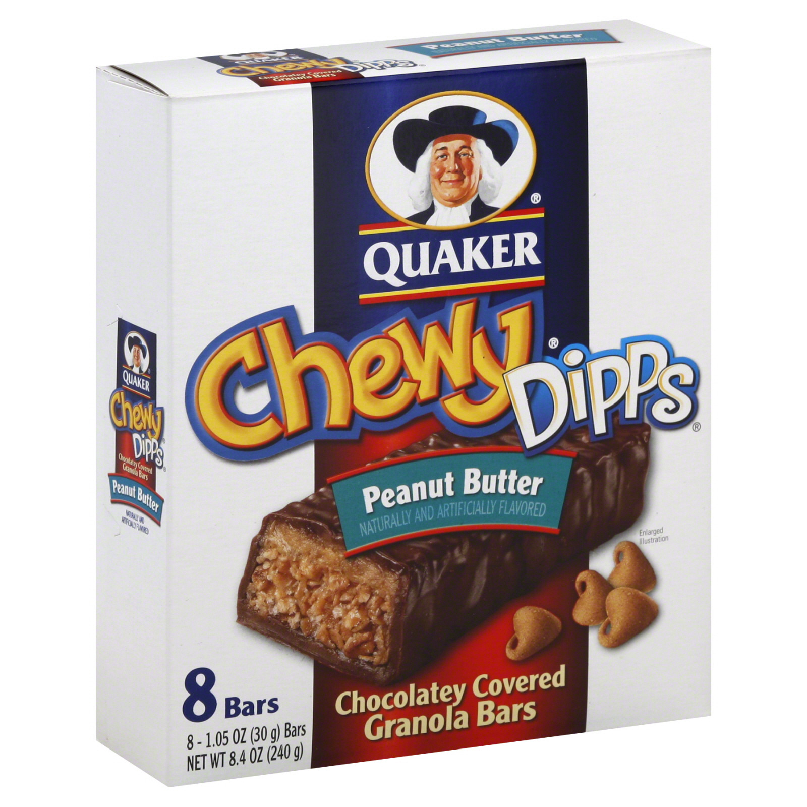 Quaker Chewy Dipps Granola Bars, Chocolate Chip, 6.5 oz Food