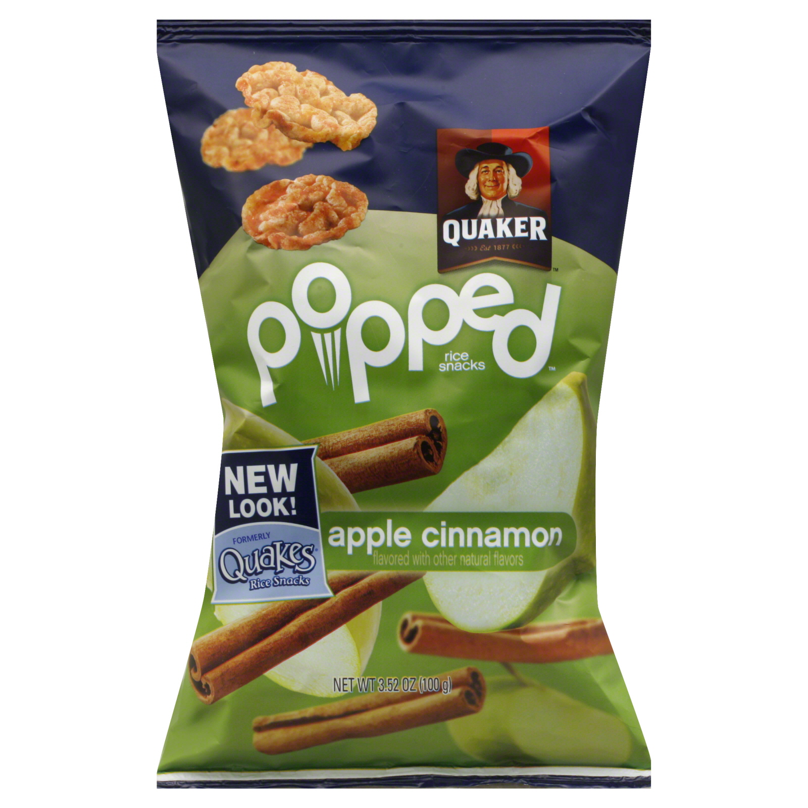 Quaker Popped Rice Snacks, Apple Cinnamon, 3.52 oz (100 g) at Kmart.com