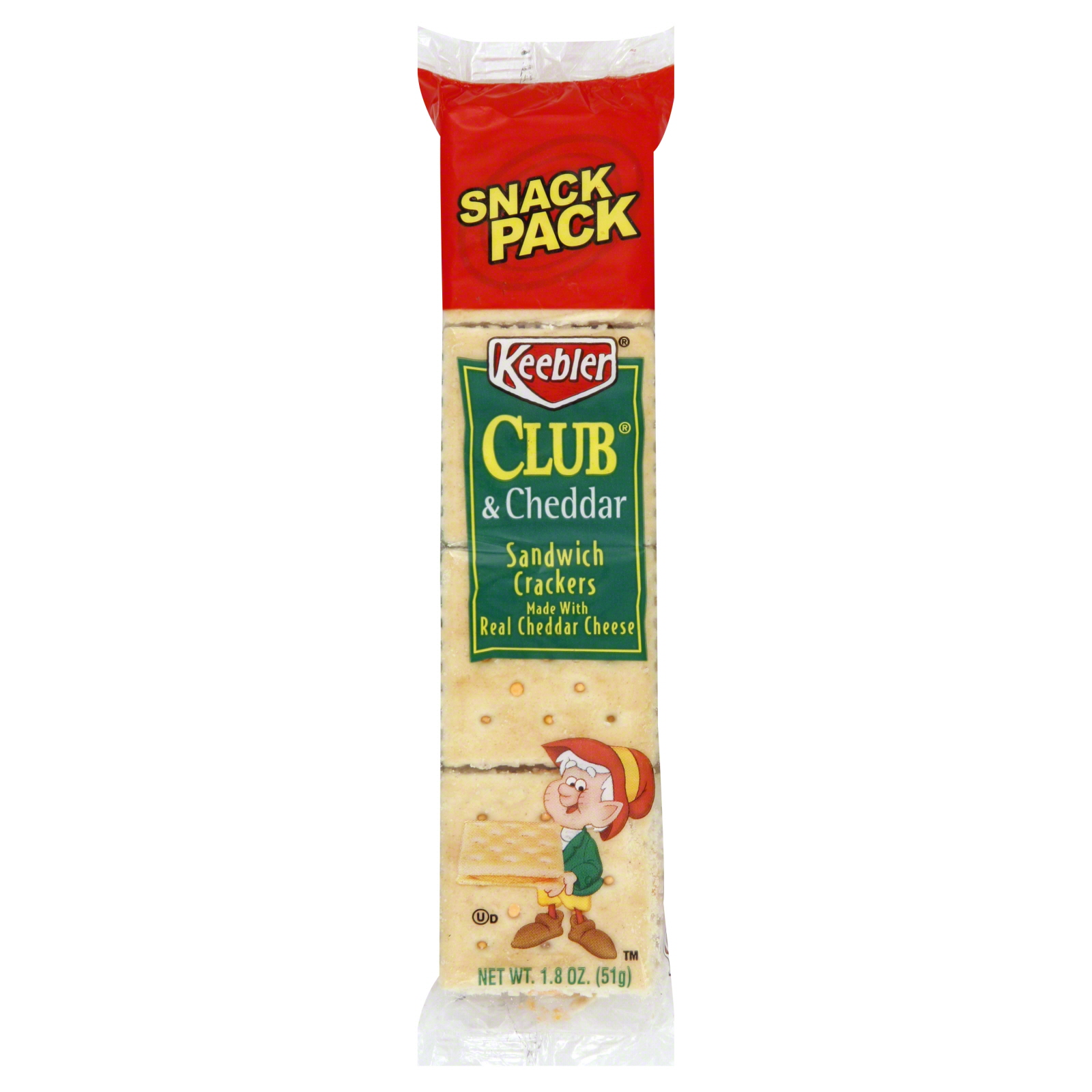 Keebler Sandwich Crackers, Club & Cheddar, Snack Pack, 1.8 oz (51 g) at Kmart.com
