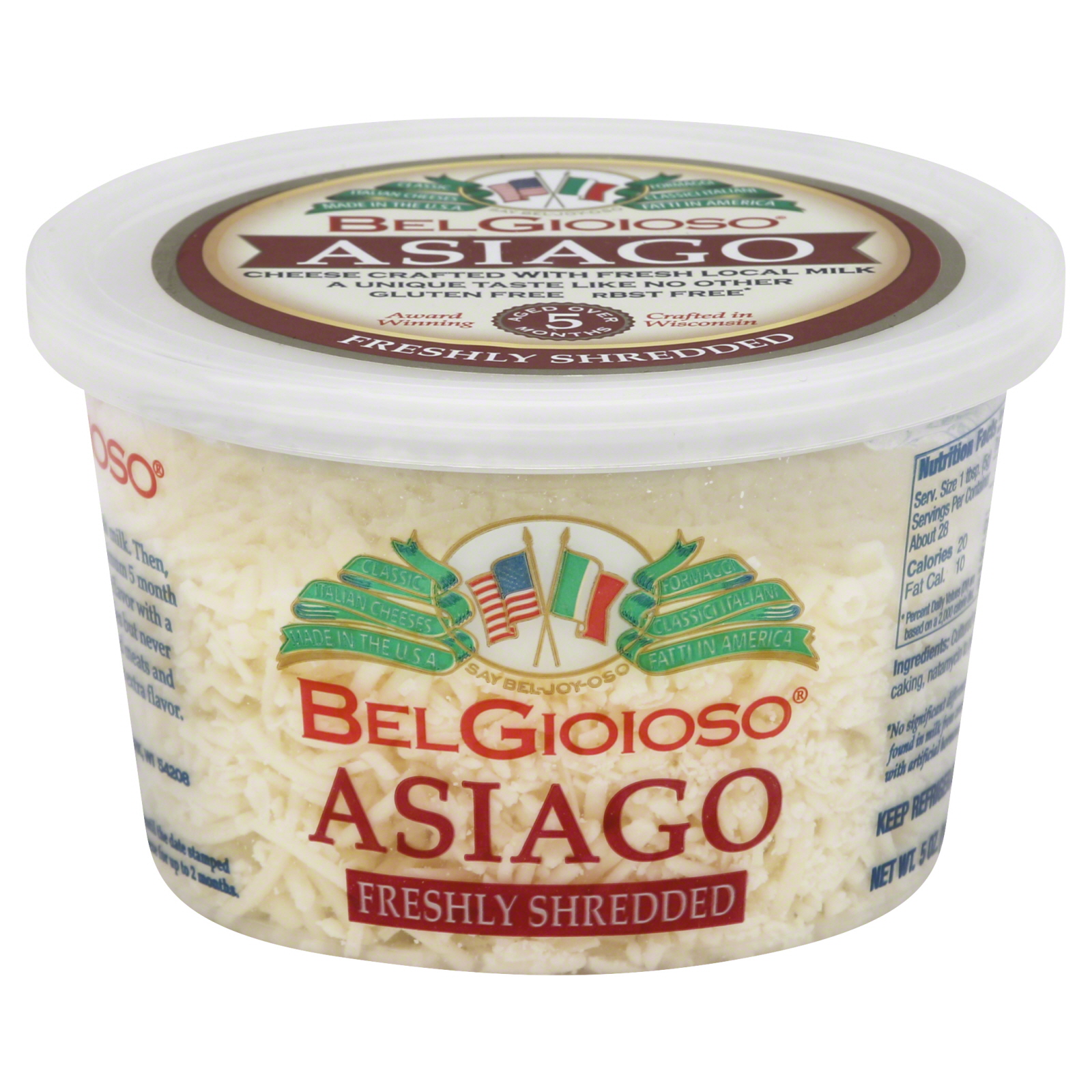 UPC 031142556018 Freshly Shredded Cheese, Asiago, 5 oz (142 g