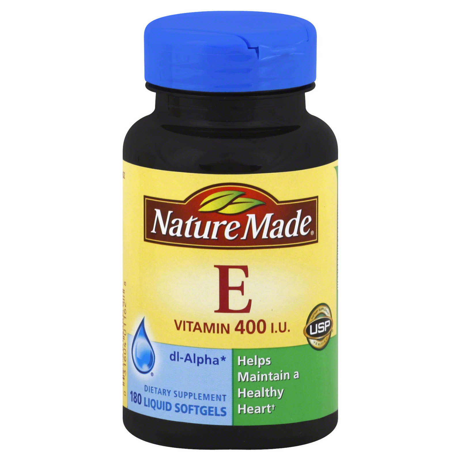 UPC 031604011628 Nature Made Vitamin E, 400 IU, Liquid Softgels, 180