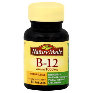 Nature Made Vitamin B-12, 1000 mcg, Tablets, 60 tablets ...