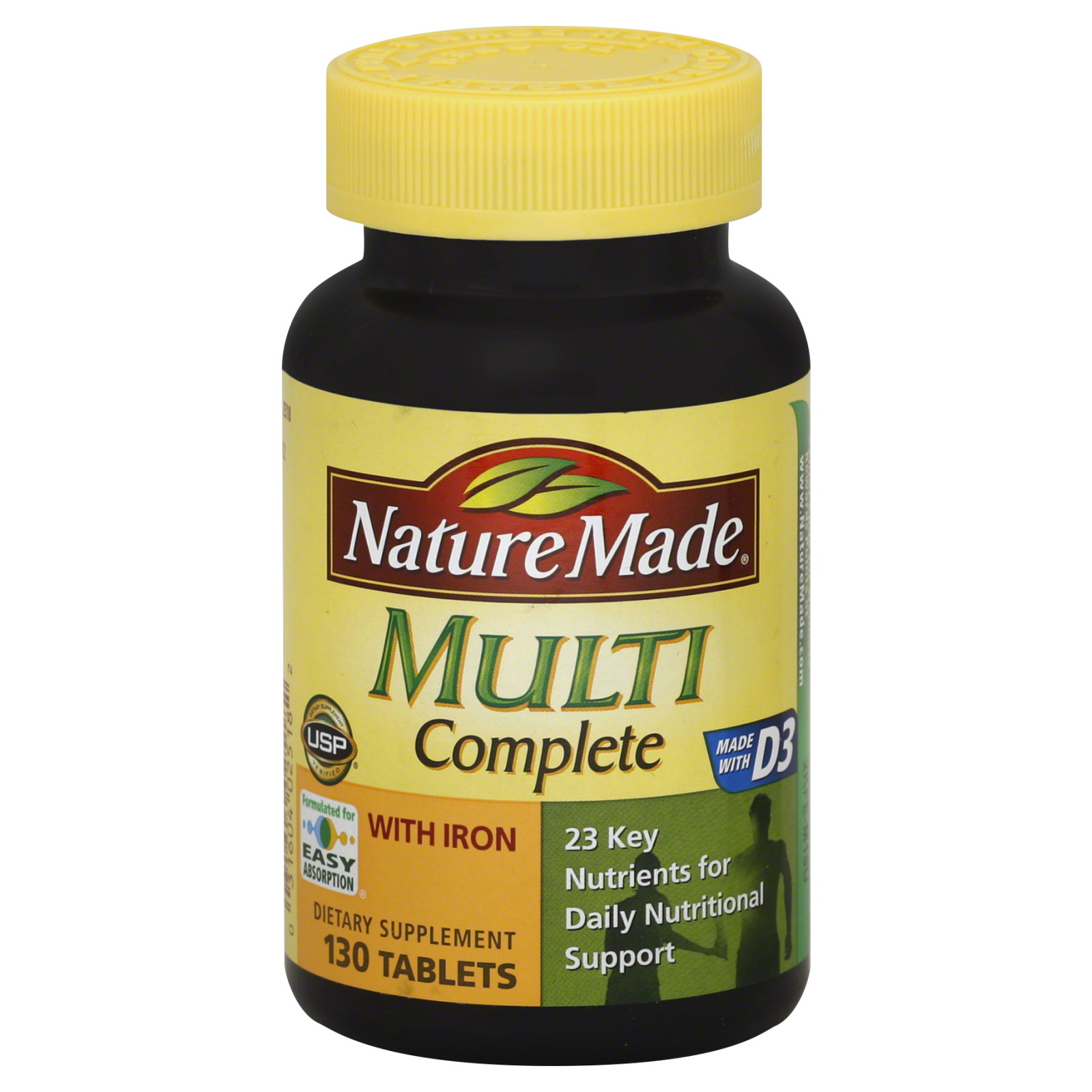 Nature Made Multi, Complete, with Iron, Tablets, 130 ...