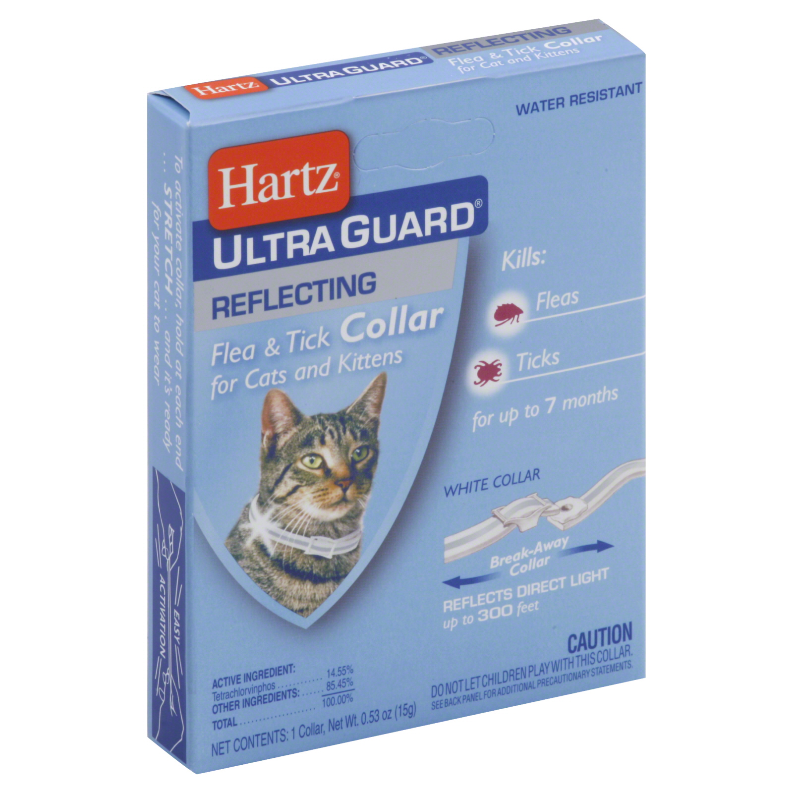 Hartz Ultra Guard Flea & Tick Collar, Reflecting, for Cats and Kittens
