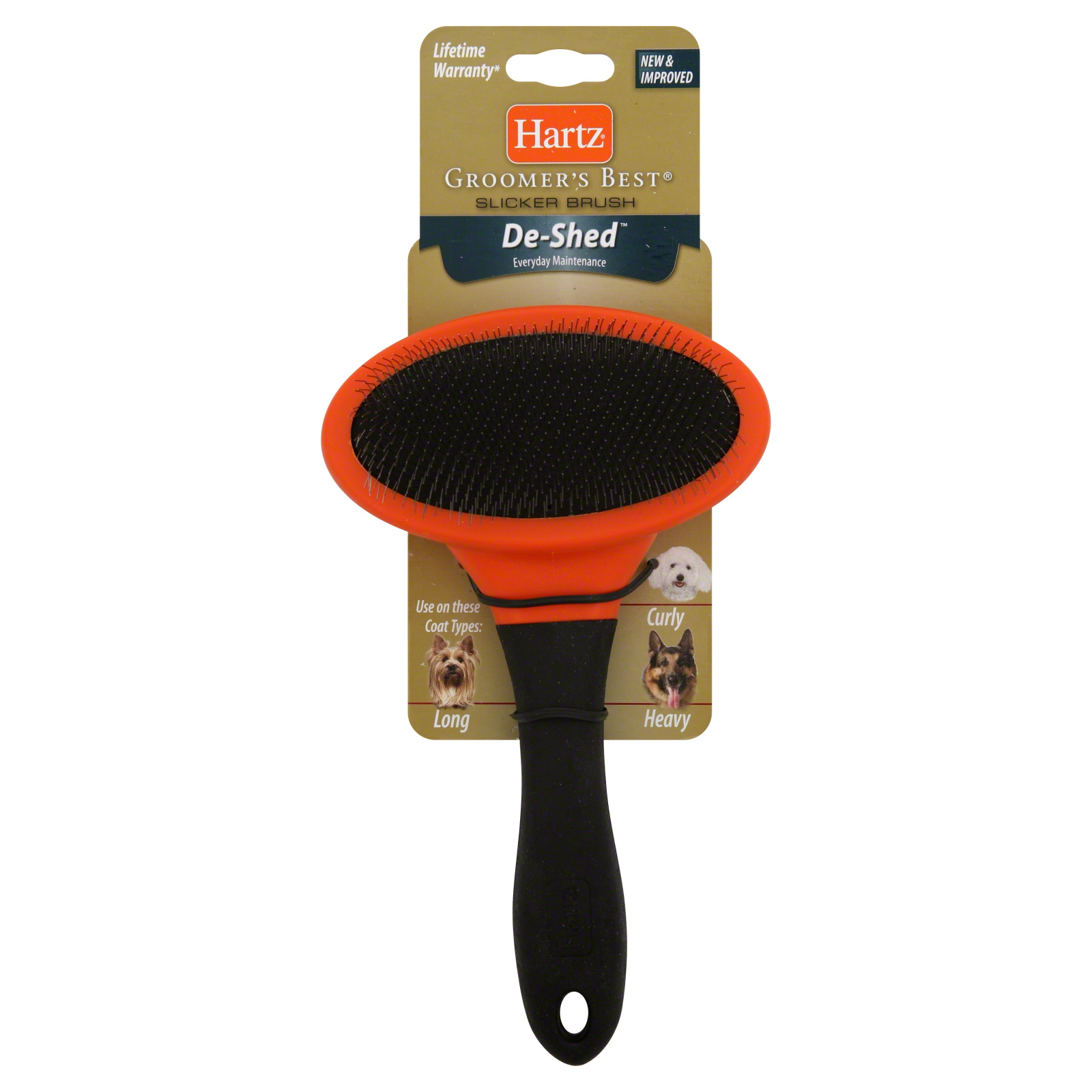 UPC 032700837990 product image for Hartz Groomer's Best De-Shed Brush, Slicker, 1 brush | upcitemdb.com