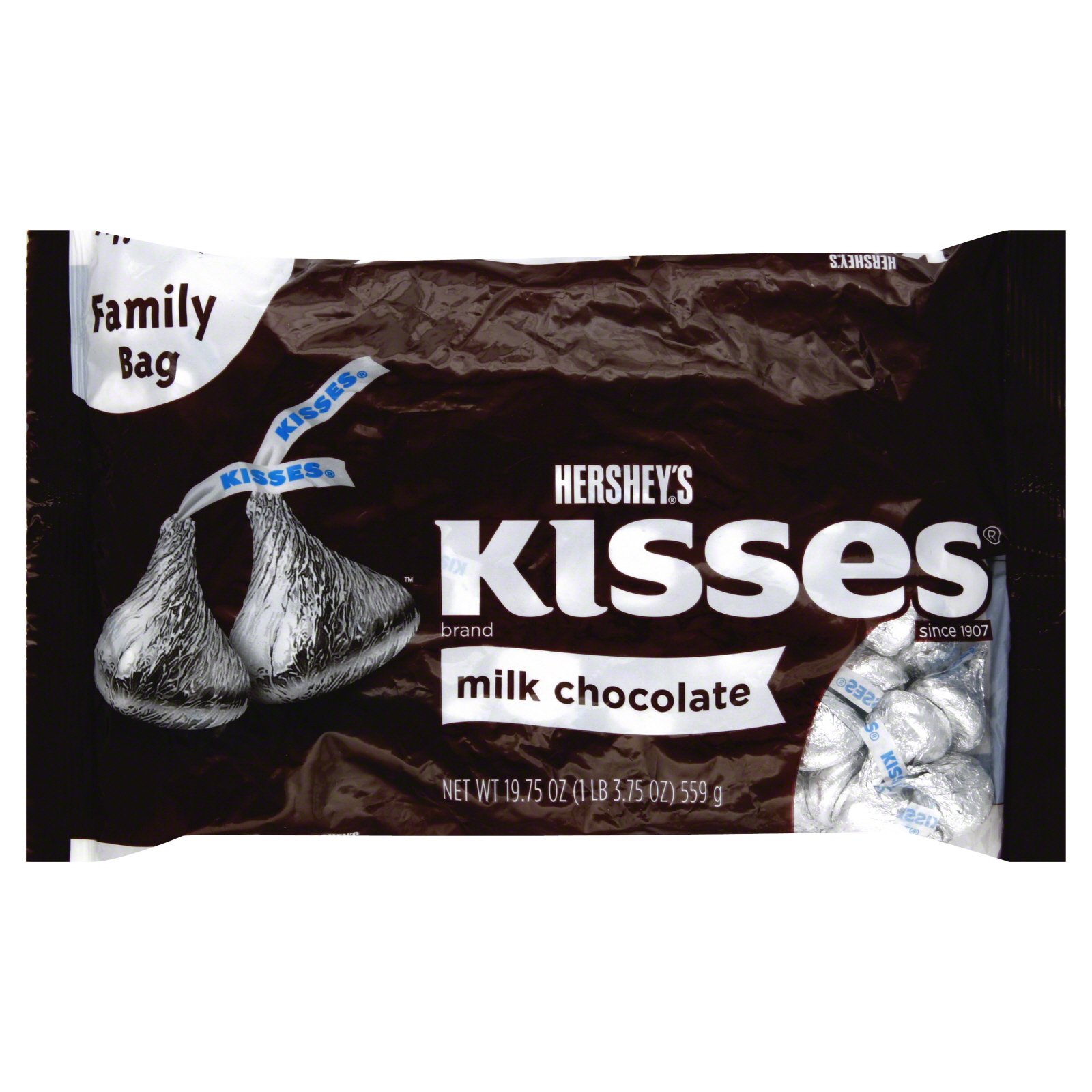 Hershey's Kisses Milk Chocolate, Classic Bag, 12 oz (340 g) Food & Grocery Gum & Candy