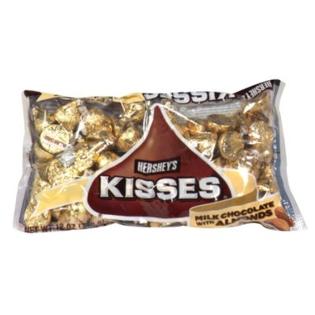 hershey kisses chocolate milk almonds 12oz specifications