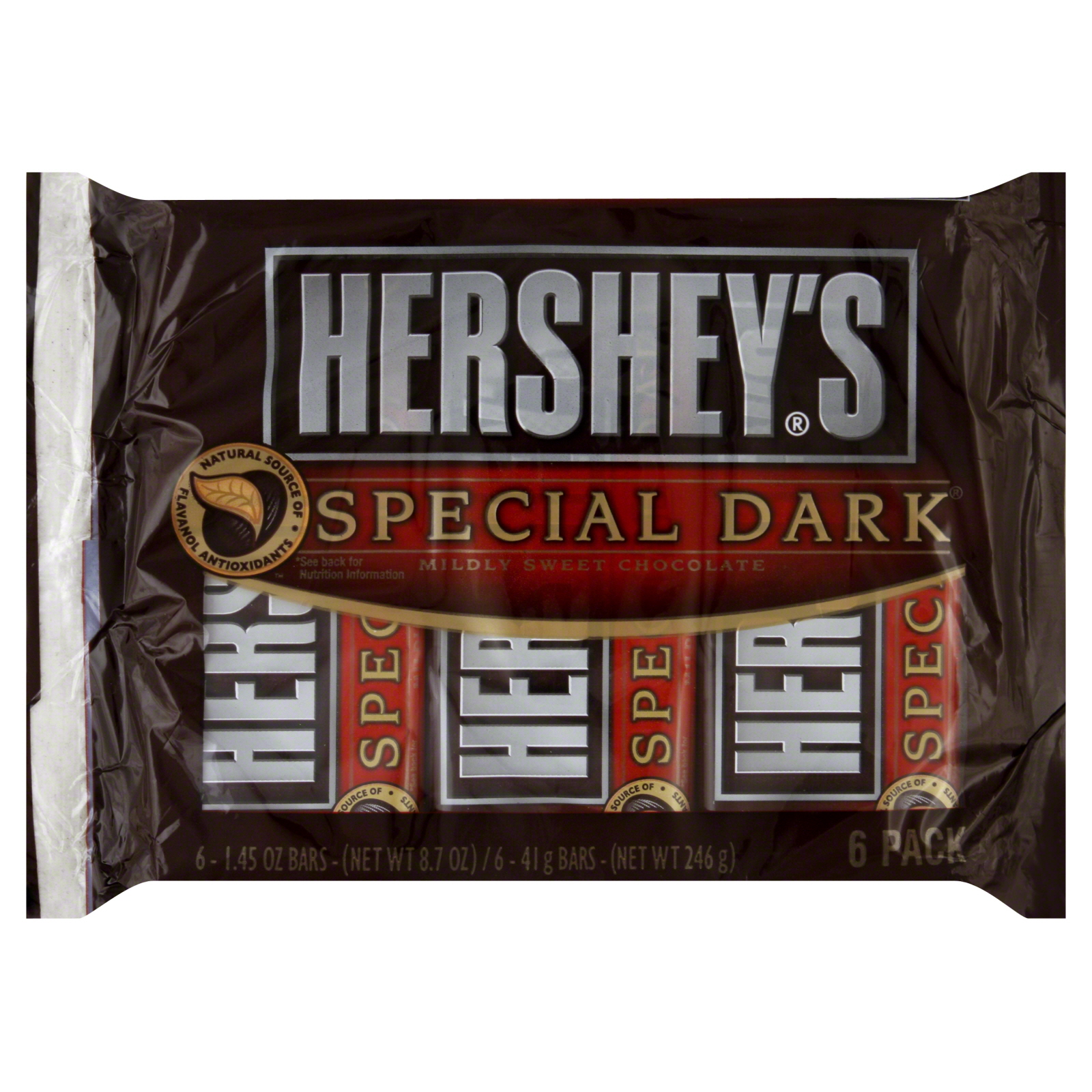 Hershey's Chocolate, Special Dark, 6 - 1.45 oz (41 g) bars [8.7 oz (246 g)] at Kmart.com