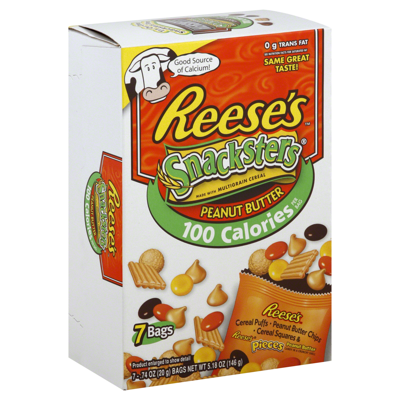 Hershey Snacksters, Peanut Butter, 7 - 0.74 oz (20 g) bags [5.18 oz (146 g)] at Kmart.com