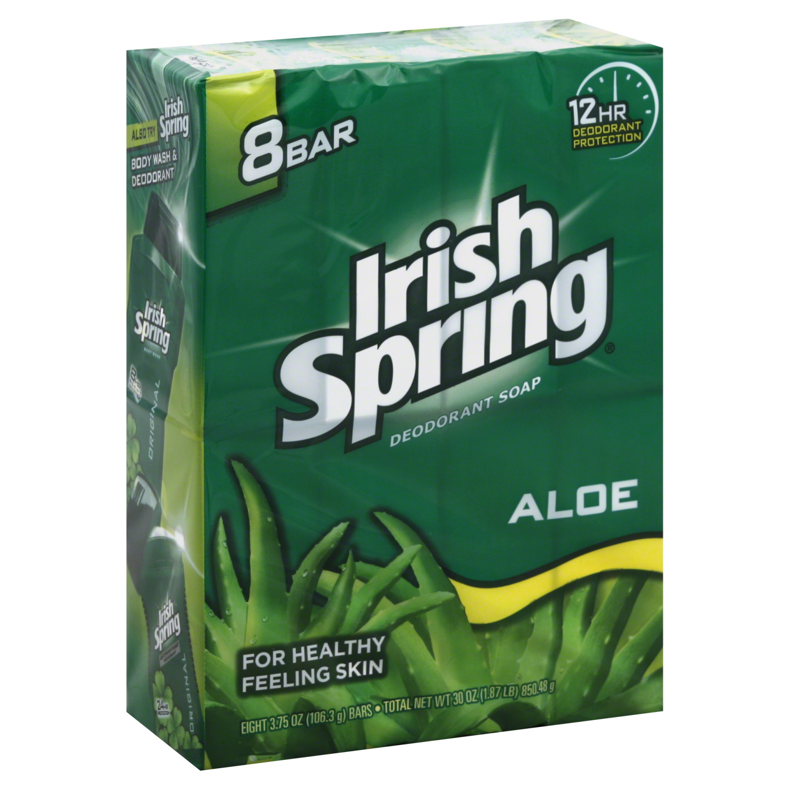 Irish Spring Deodorant Soap, Aloe, Value Pack, 8 - 4 oz (113 g) bars Does Irish Spring Soap Keep Snakes Away
