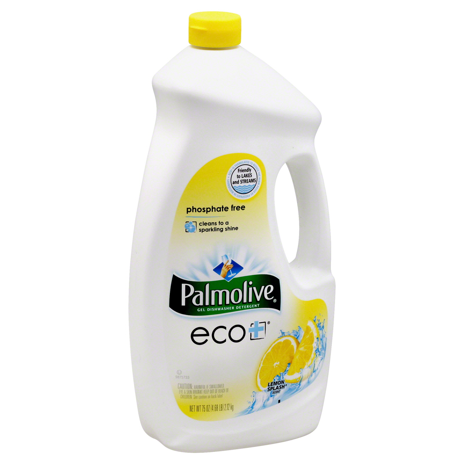 GTIN 035000427069 product image for Eco+ Gel Dishwasher Detergent, Lemon Splash Scent, 75 oz (4.68 lb) 2.12 kg | upcitemdb.com