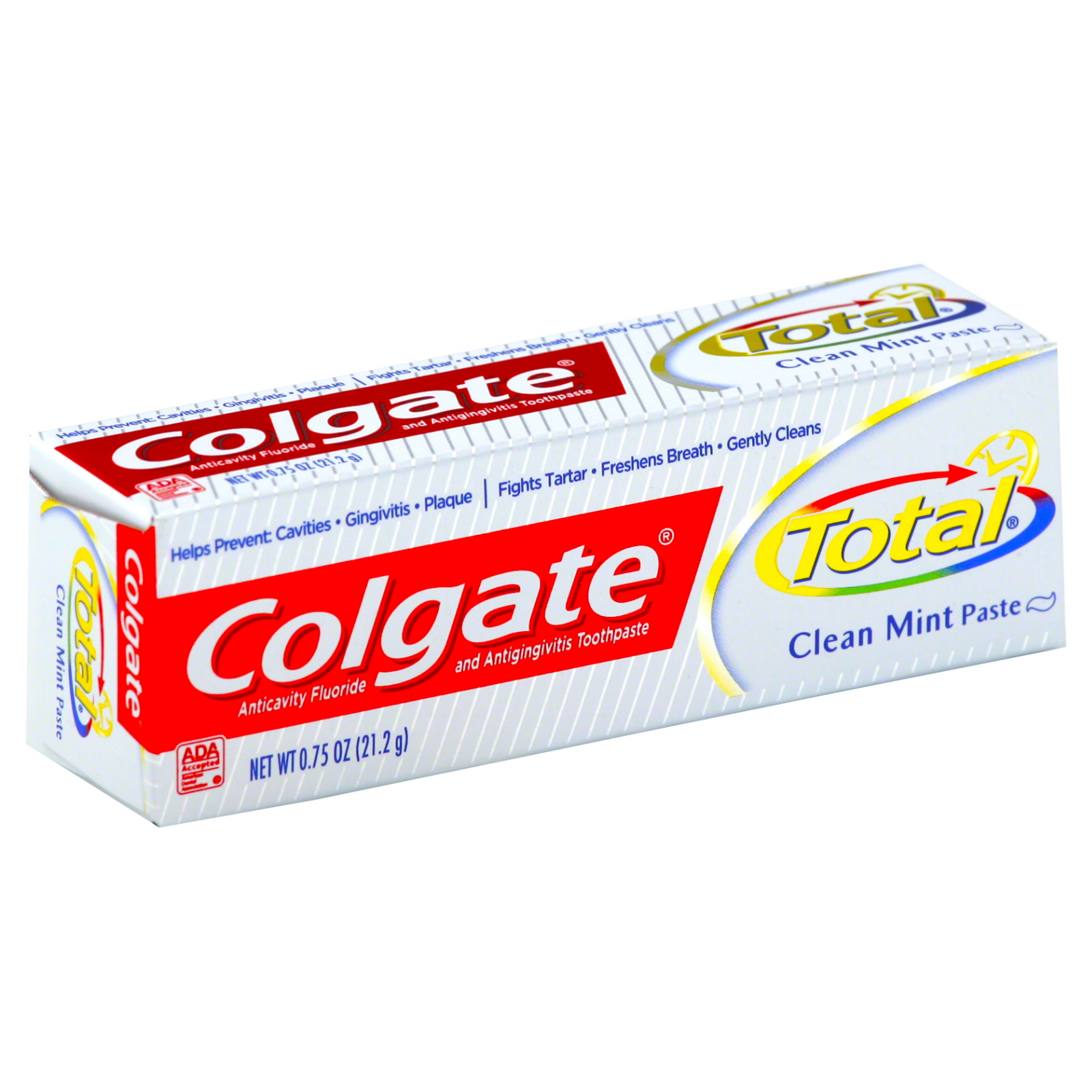 Colgate Total Toothpaste, Anticavity Fluoride and Antigingivitis, Clean