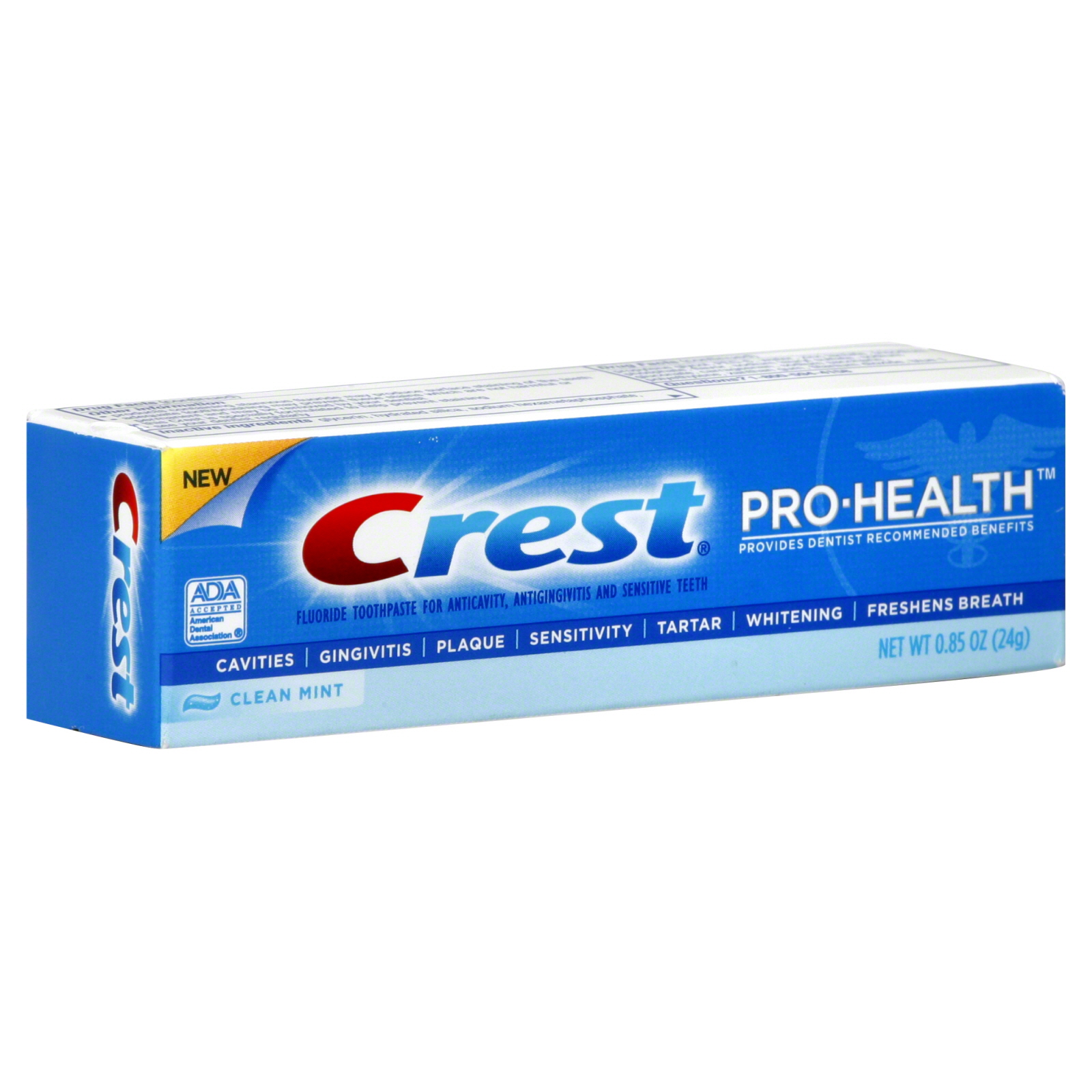Crest Pro-Health Fluoride Toothpaste, Clean Mint, 0.85 oz (24 g) at Kmart.com