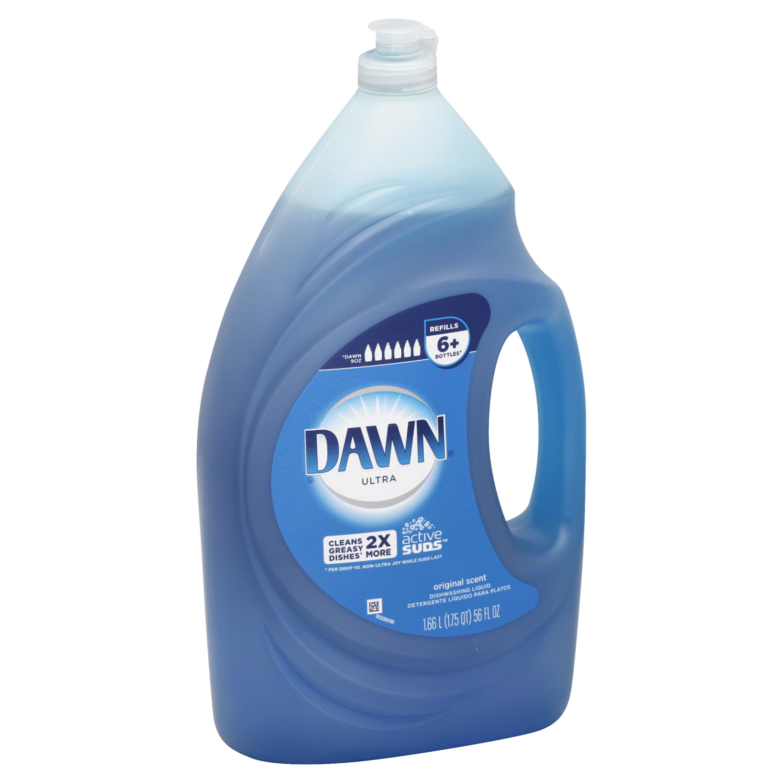 Dawn Ultra Dishwashing Liquid Detergent Refill, Original, 56 fl oz
