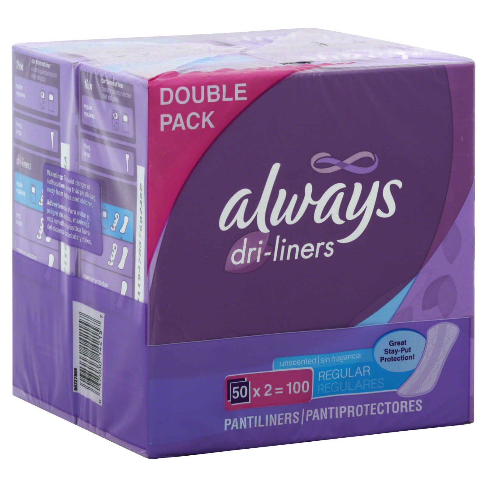 Always Panty Liners UPC & Barcode