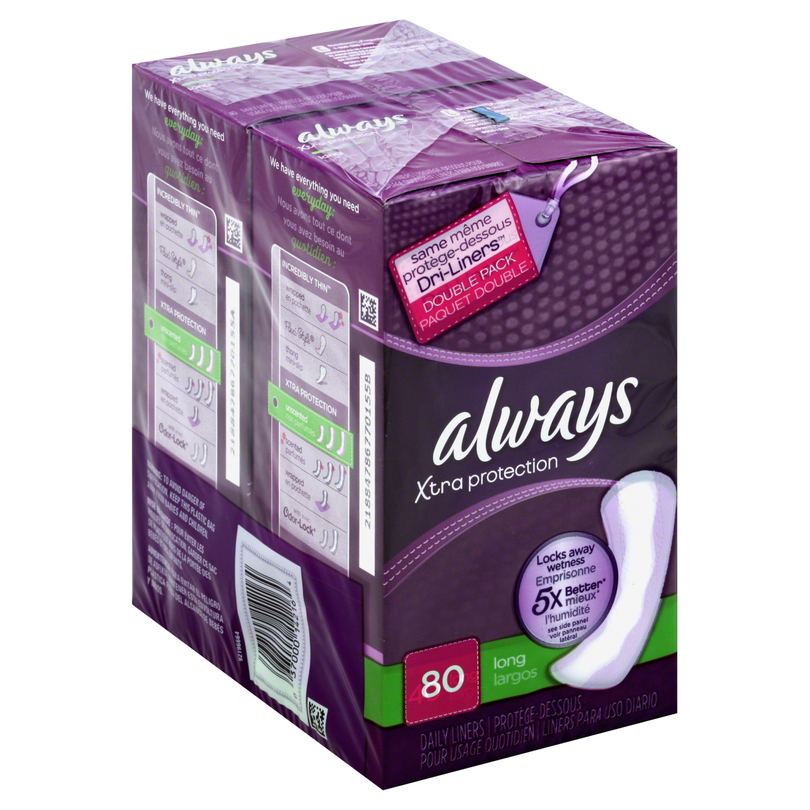 Always Panty Liners UPC & Barcode