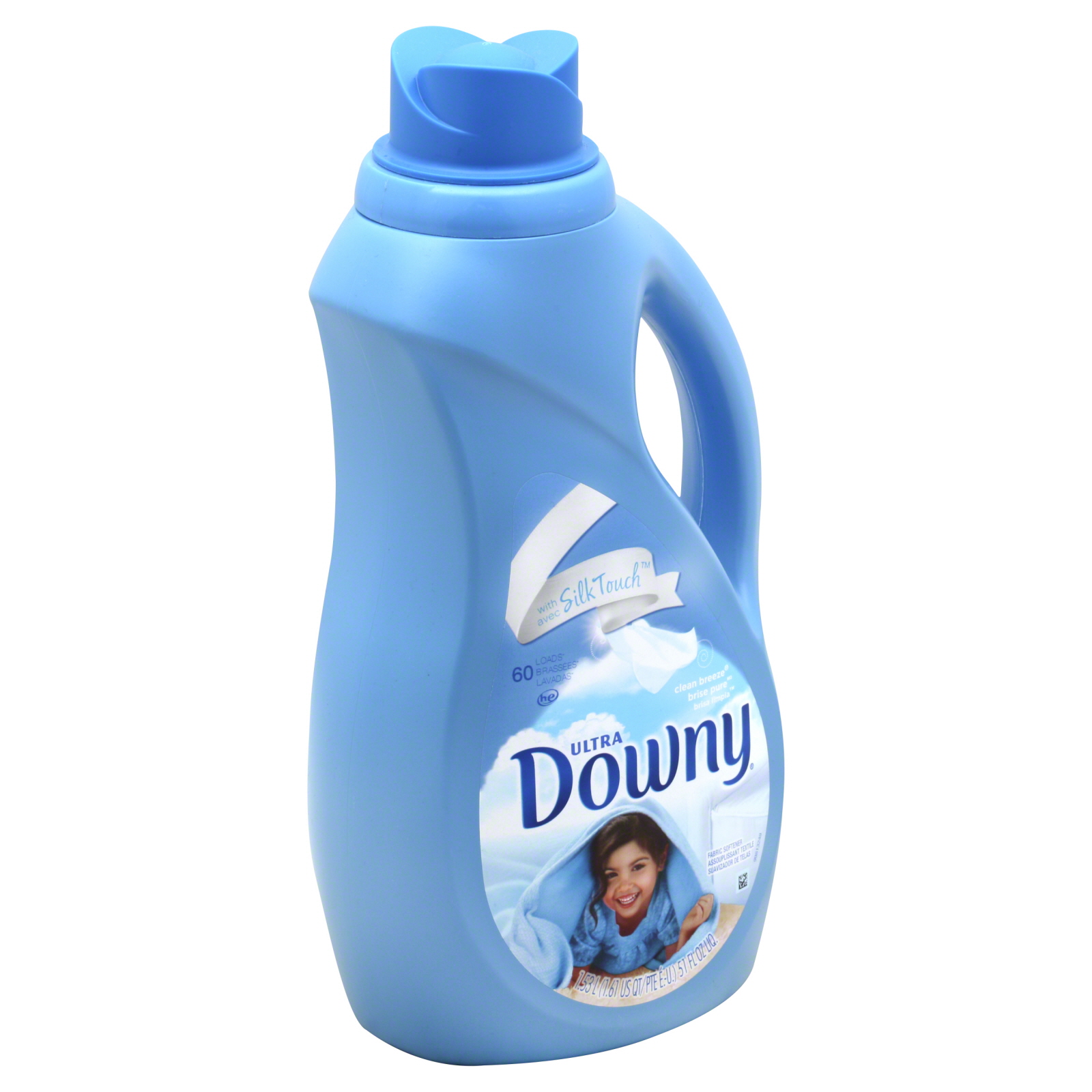 Downy Fabric Softener, Ultra, Clean Breeze, 51 fl oz (1.61 qt) 1.53 lt at mygofer.com